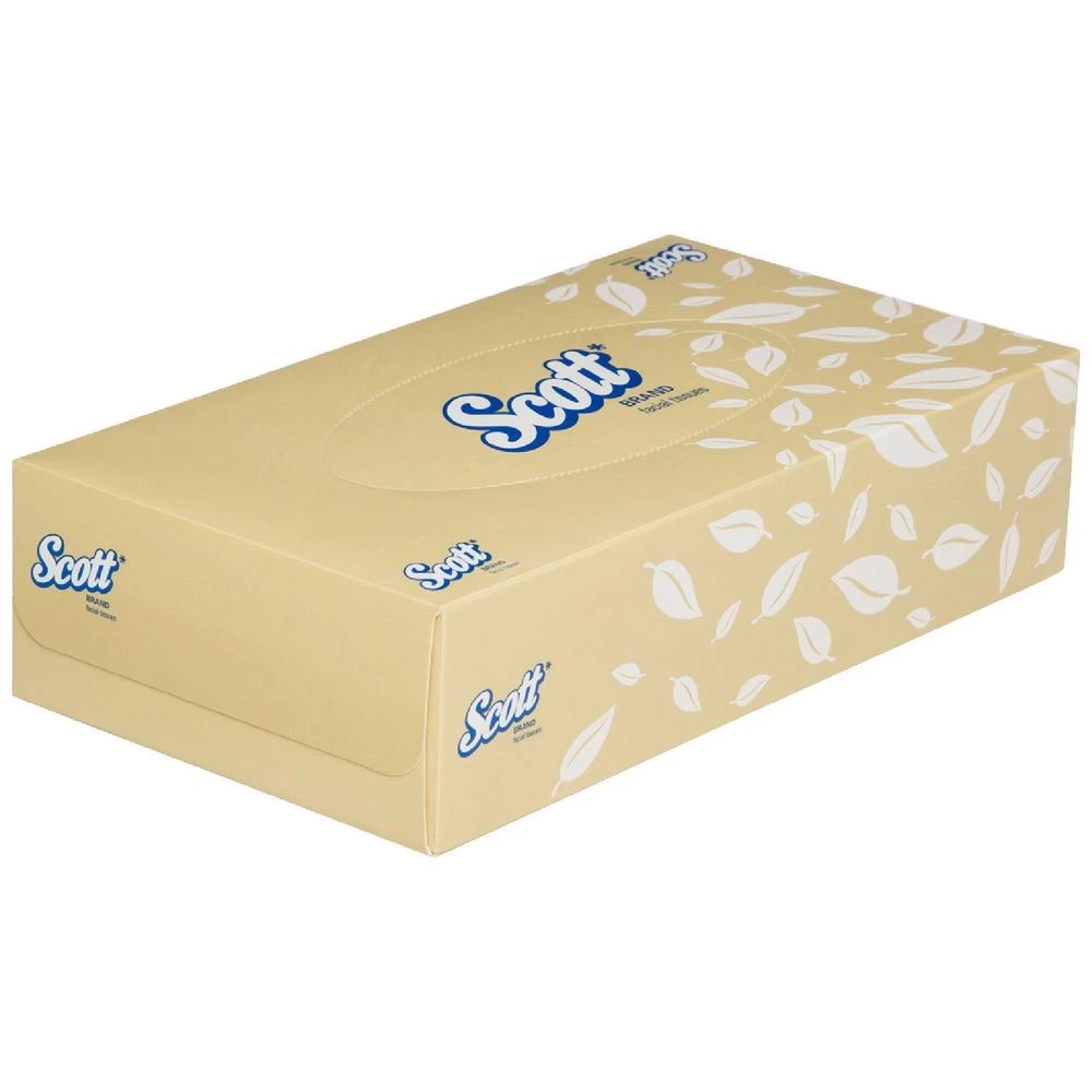 1 Scott Facial Tissue Box 2 Ply 100 Sheets, 1 of 4