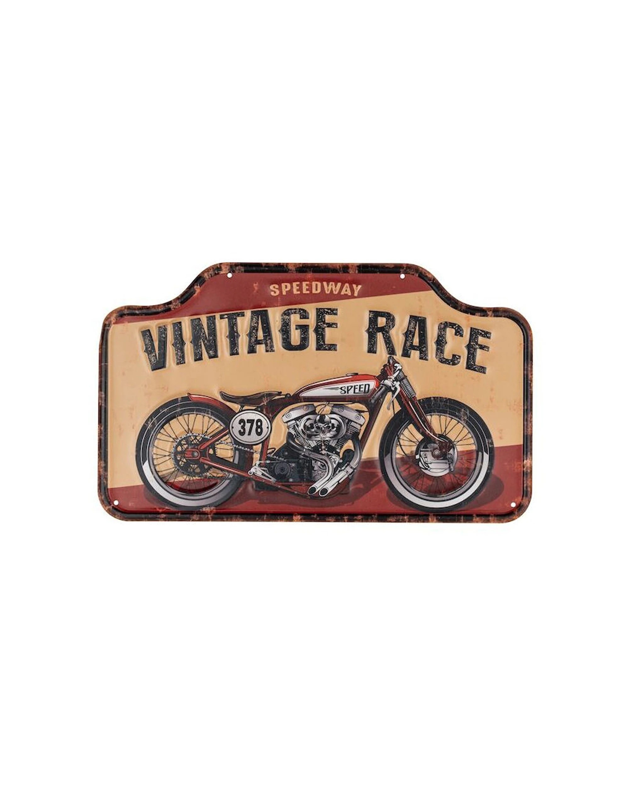4 Alfresco Automotive Car Themed Hanging Wall Art Signs - Multi, 4 of 5