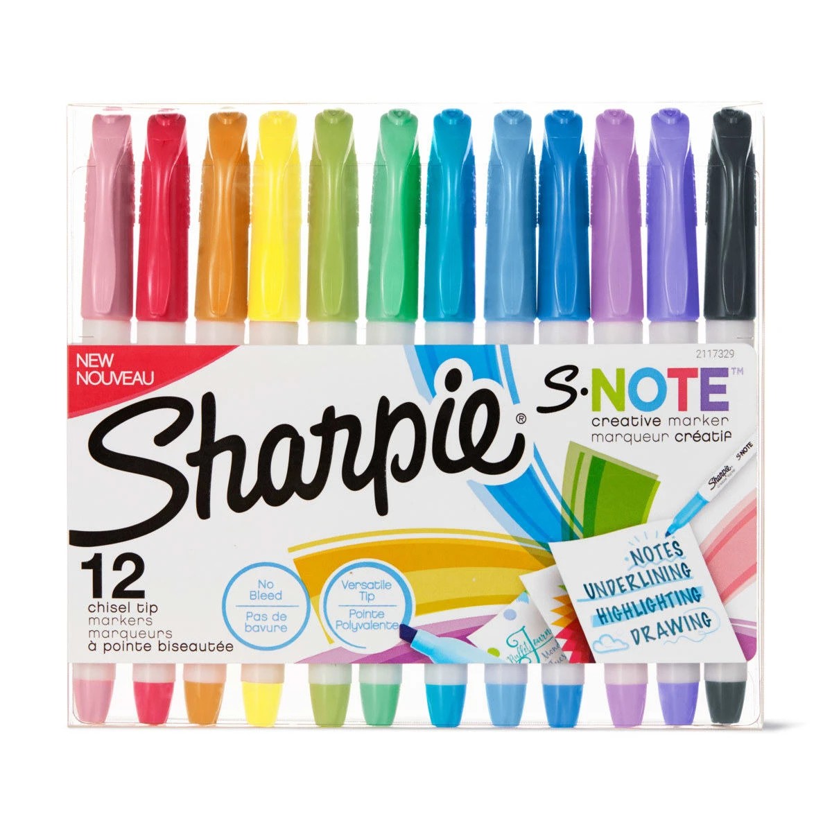 1 12 Pack Sharpie S-Note Creative Markers, 1 of 7