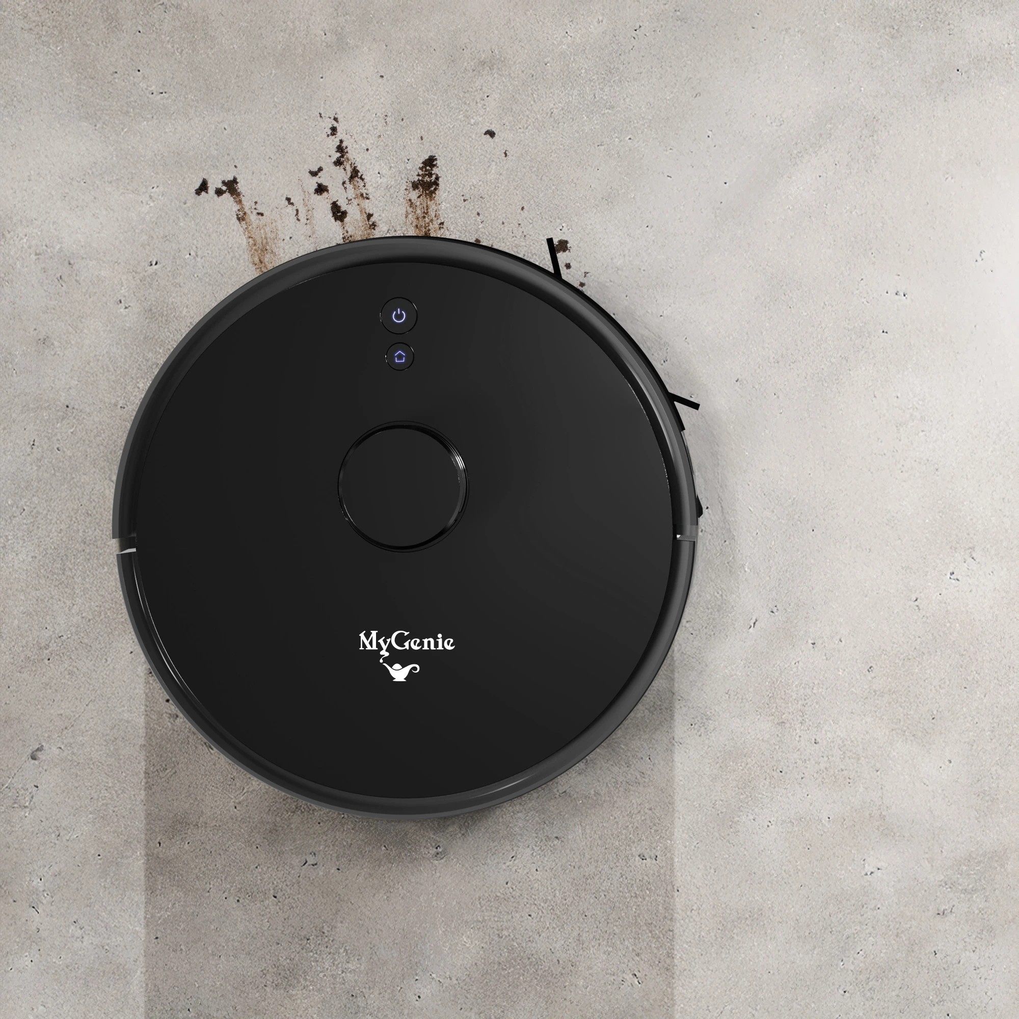 4 MyGenie Laser Sonic AI Robotic Vacuum and Mop - Black, 4 of 4