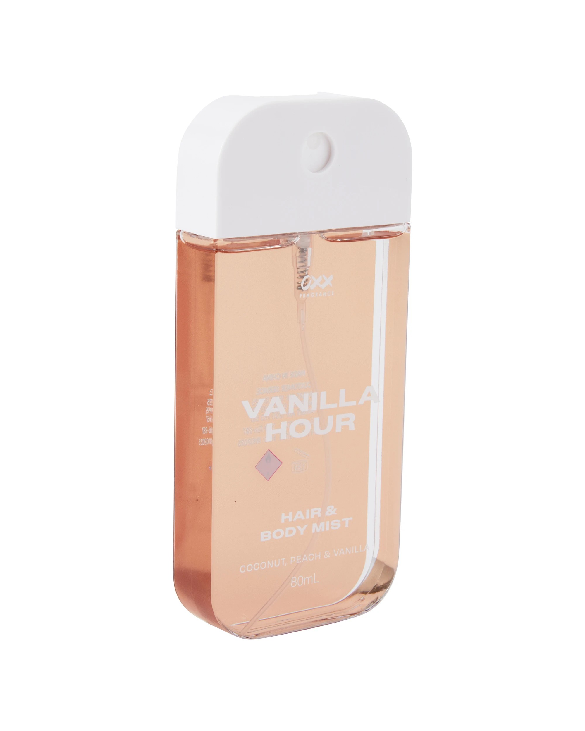 3 OXX Fragrance Vanilla Hour Hair and Body Mist 80ml - Coconut, Peach and Vanilla, 3 of 6