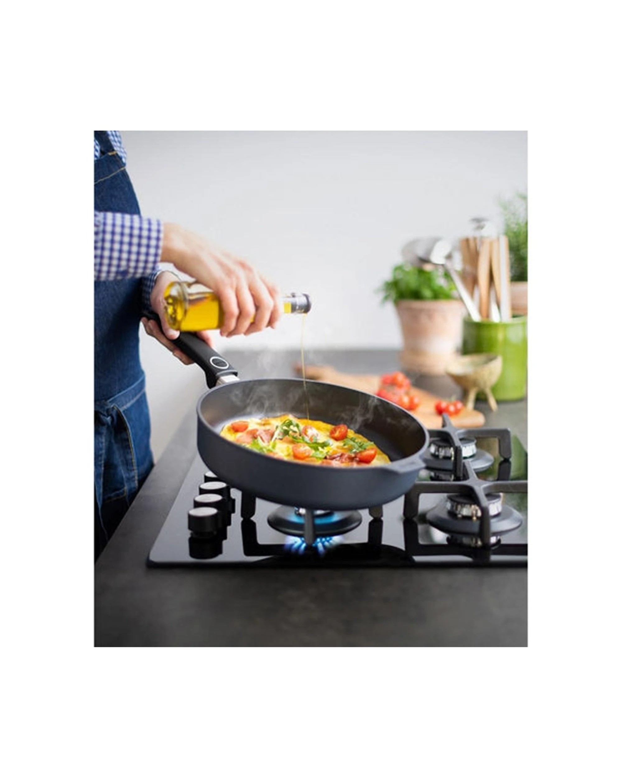 3 Woll Diamond Lite Aluminium Fixed Conventional Saute Pan 32cm 4.75l Lid - Silver, 3 of 3