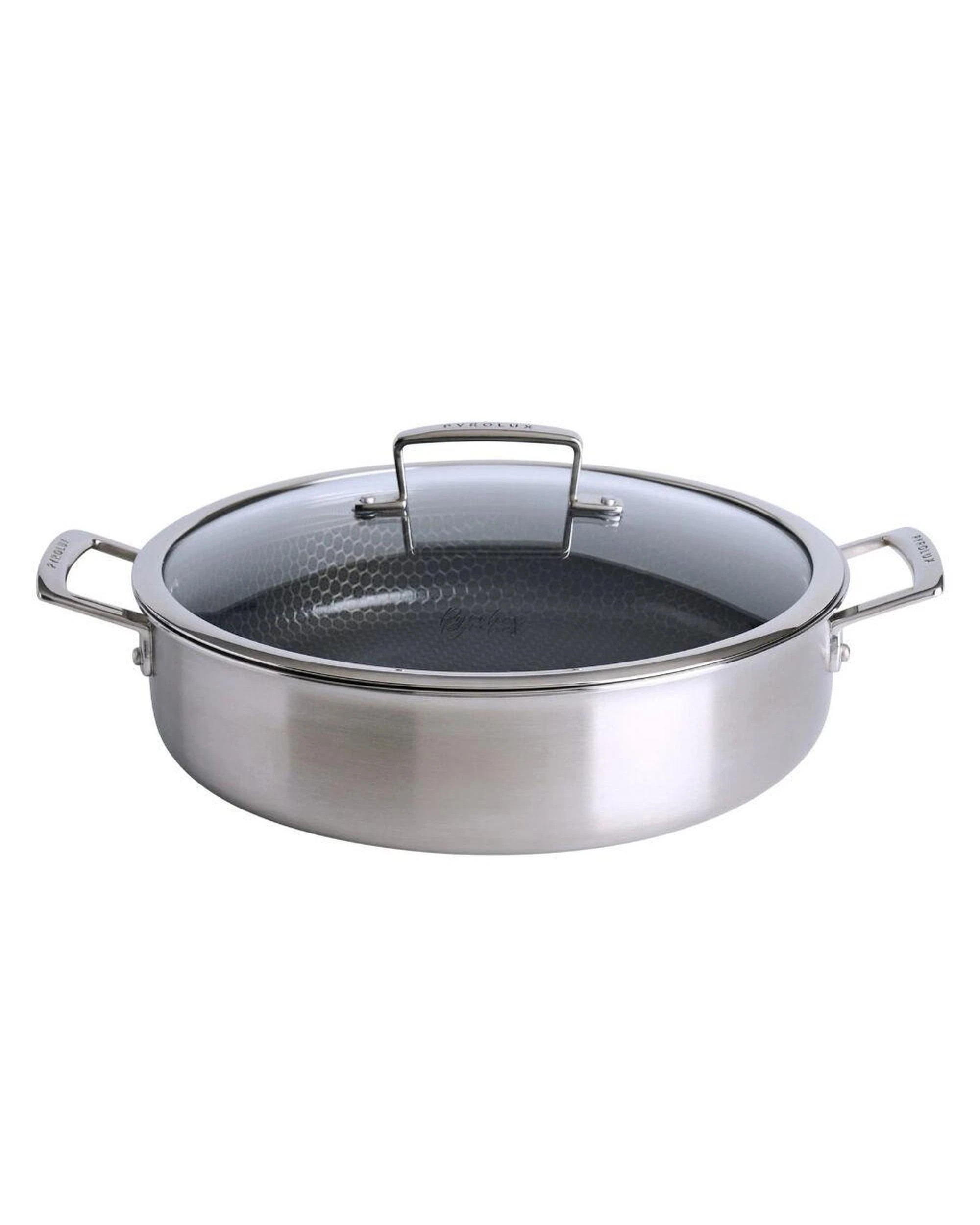 1 Pyrolux Pyrohex 30cm  5L Chef Pan With Lid, 1 of 4
