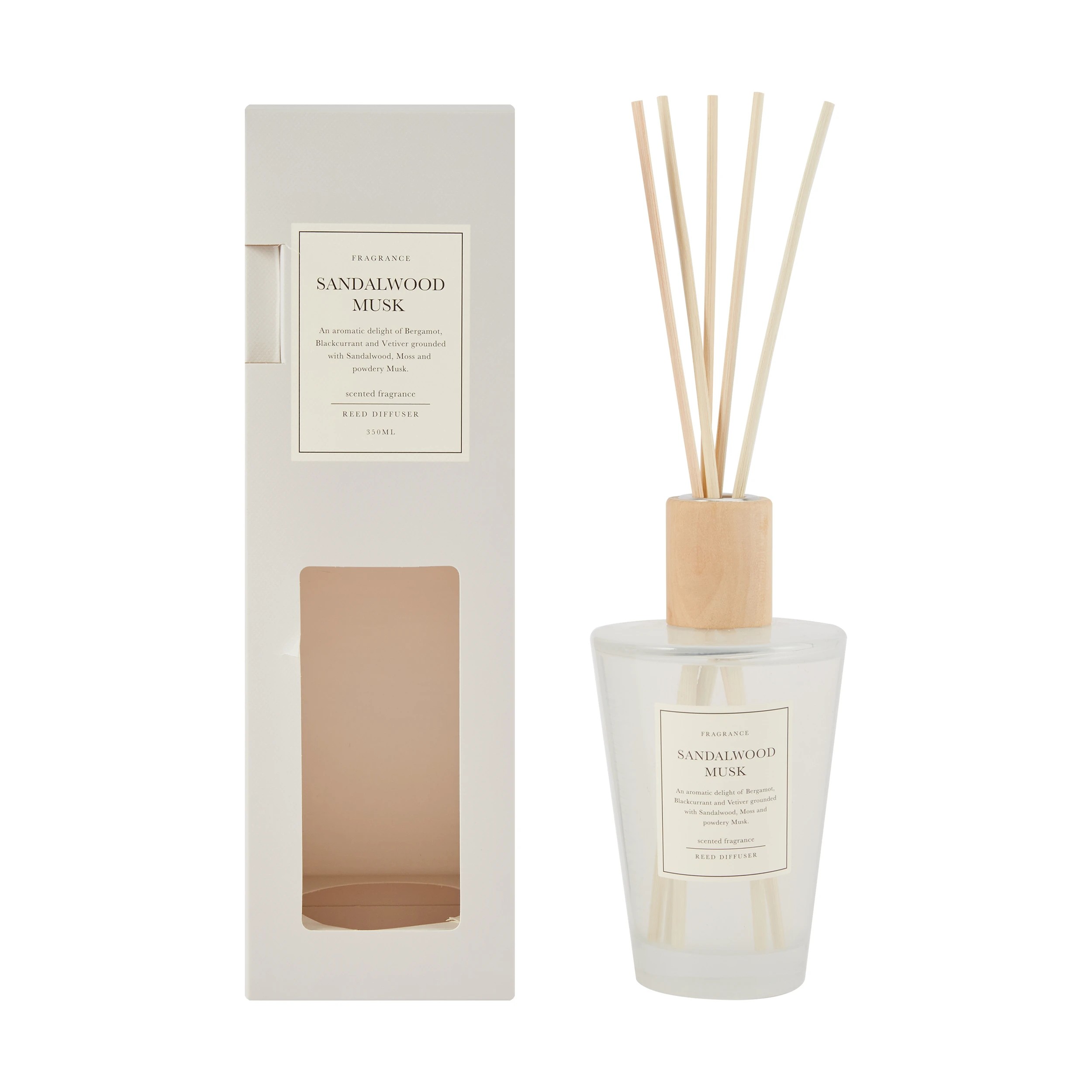 1 XL Sandalwood Musk Reed Diffuser 350ml, 1 of 7