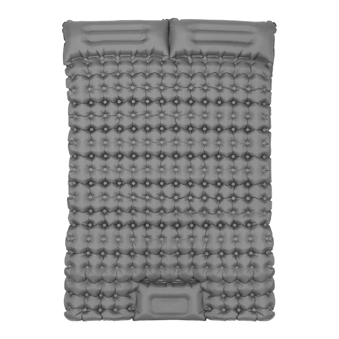 3 Weisshorn Self Inflating Mattress Camping Sleeping Mat Air Bed Double Pillow Bag - Grey, 3 of 5