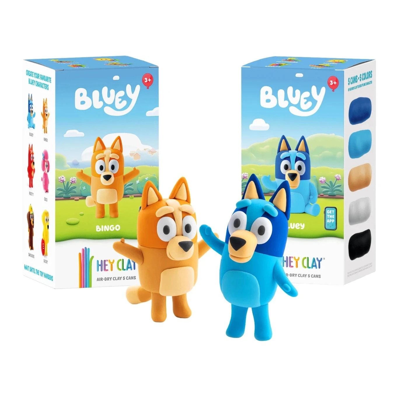 1 Hey Clay Bluey Single Character - Assorted - Multi, 1 of 7