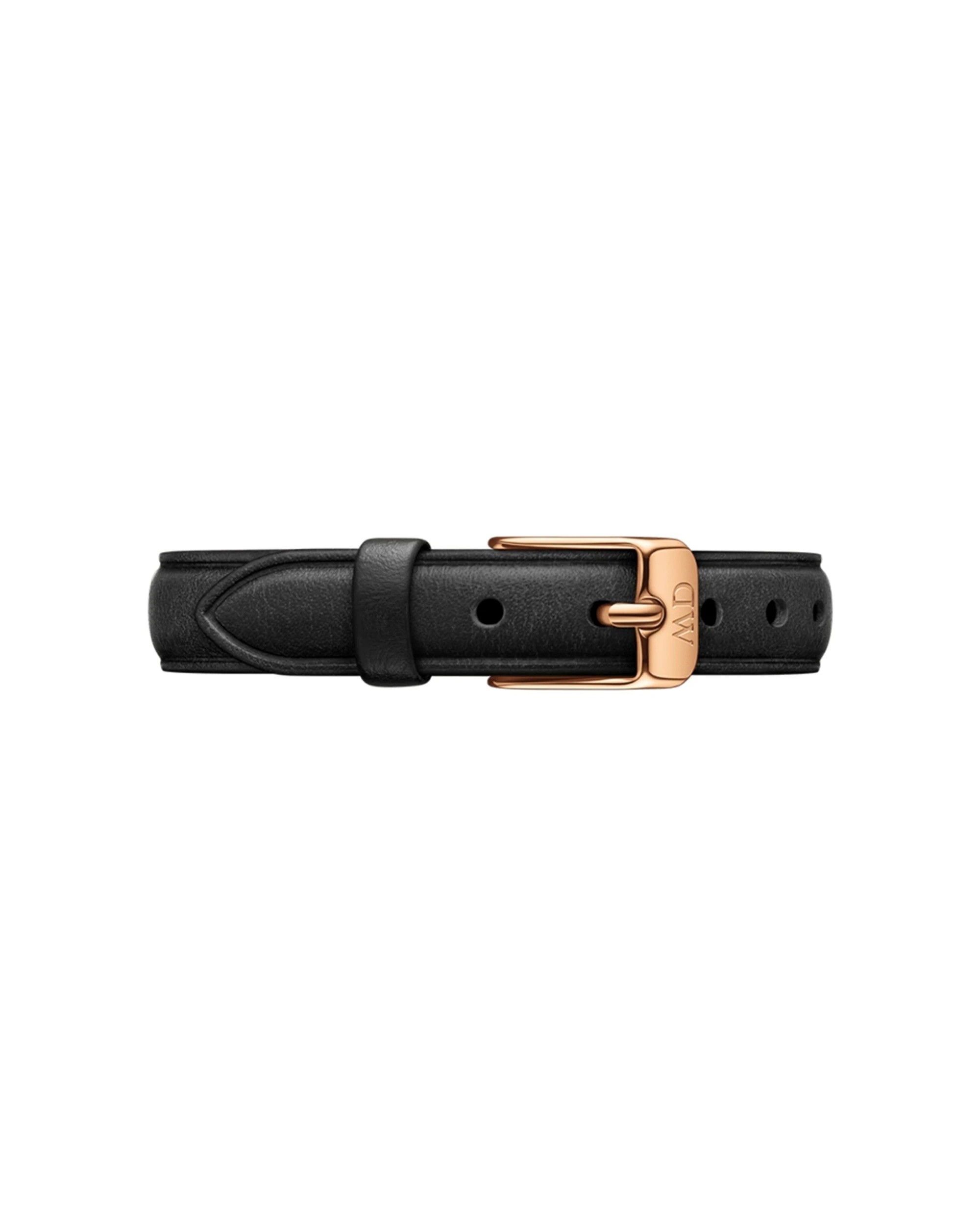 4 Daniel Wellington Quadro 20x26mm Rose Gold Leather Strap White Dial Watch, 4 of 5