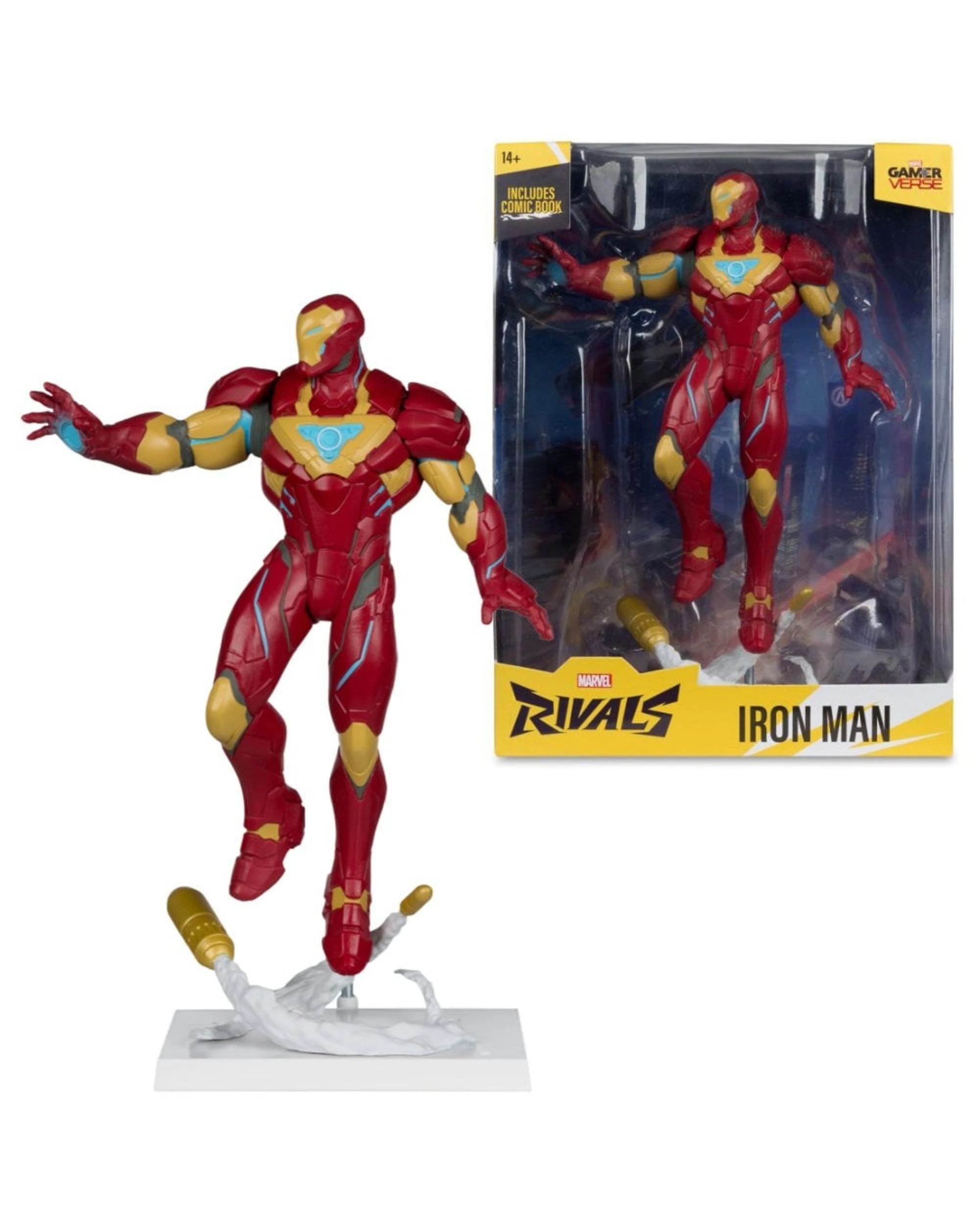 1 McFarlane Gamerverse Marvel Rivals Iron Man 1:6 Scale Figure, 1 of 9
