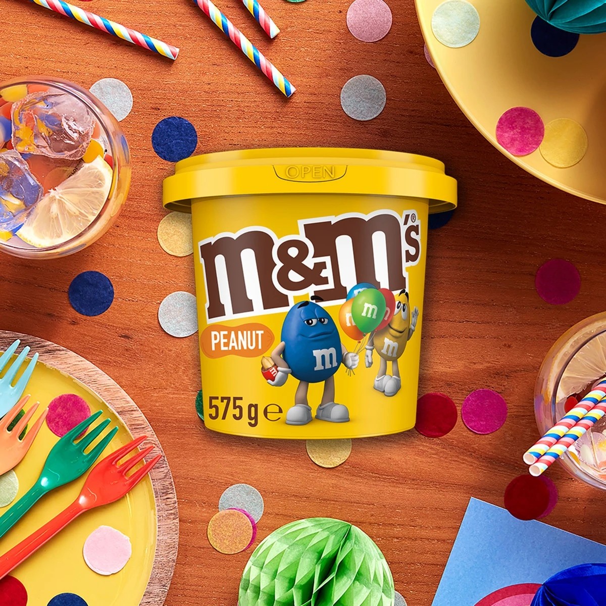 3 M&M's Peanut Party Bucket 575g, 3 of 6