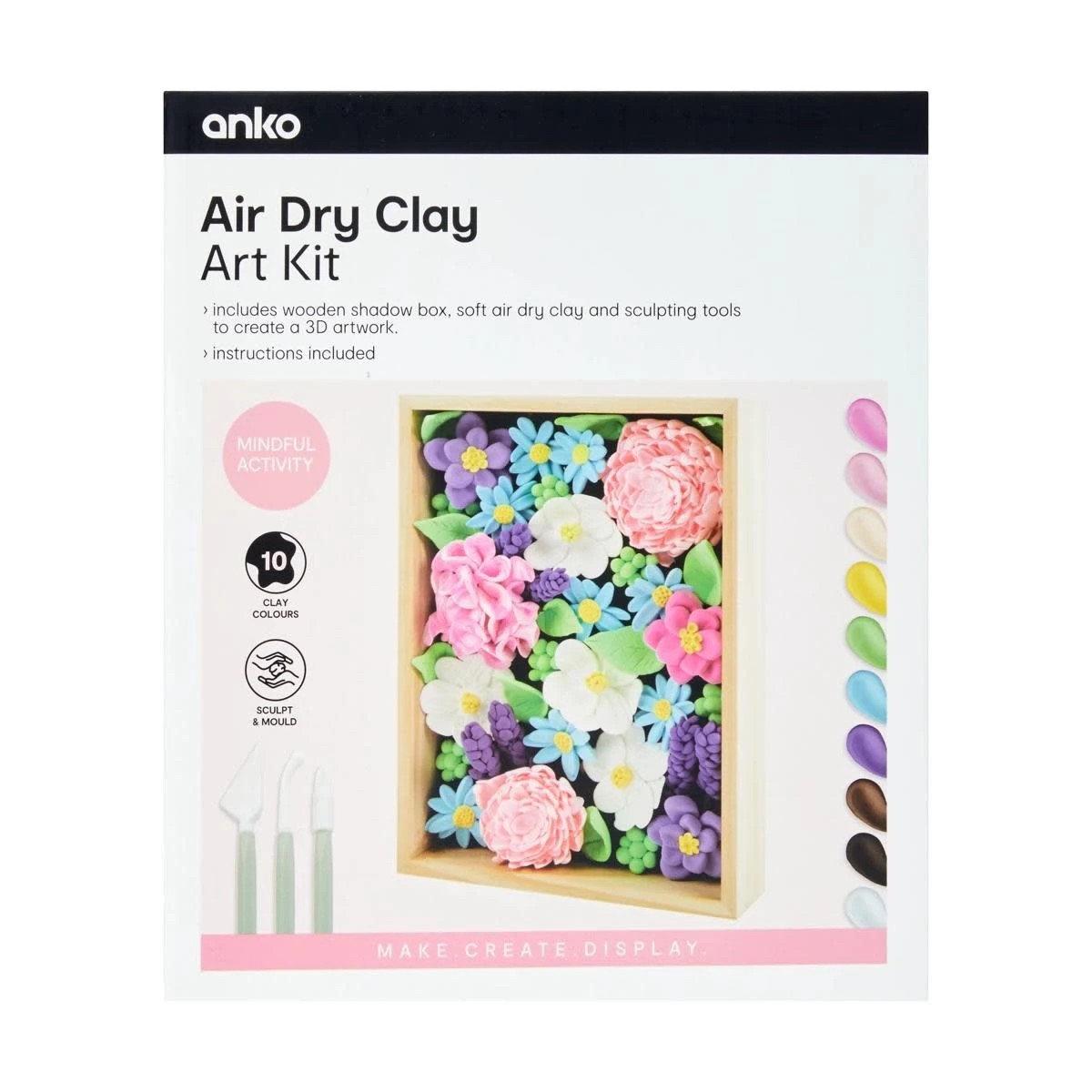 1 Air-Dry Clay Art Kit, 1 of 3