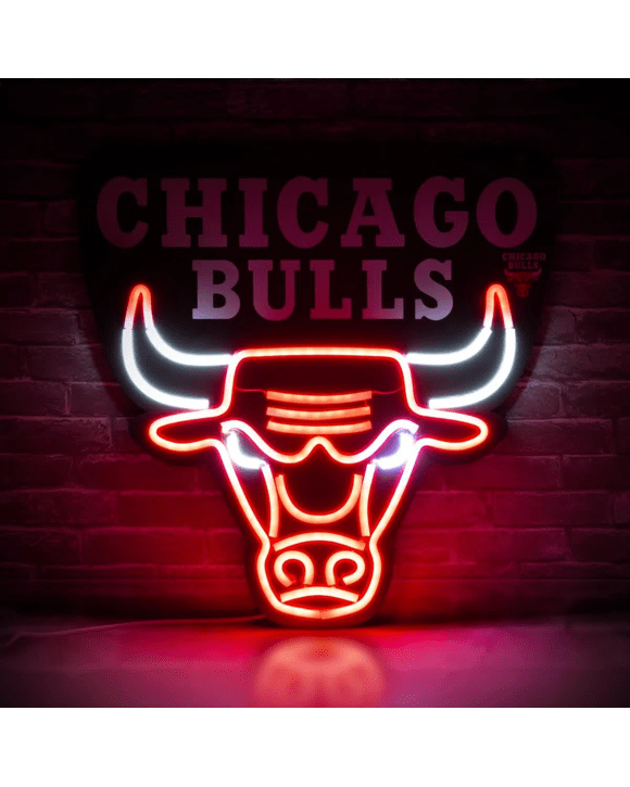 Bulls Logo Neon Light