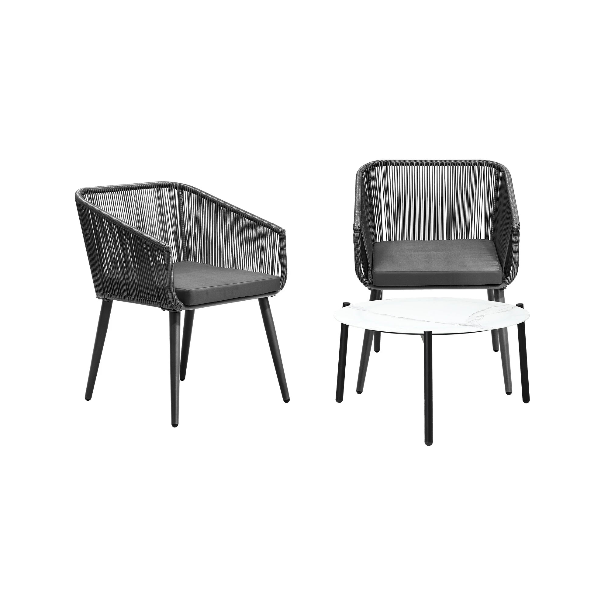 8 Livsip Outdoor Lounge Setting Furniture 3 Piece Patio Set - Multi, 8 of 9