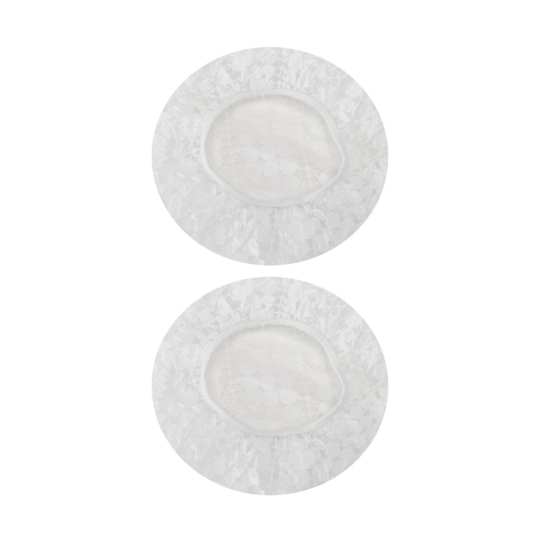 2 2 Pack White Shower Caps, 2 of 5