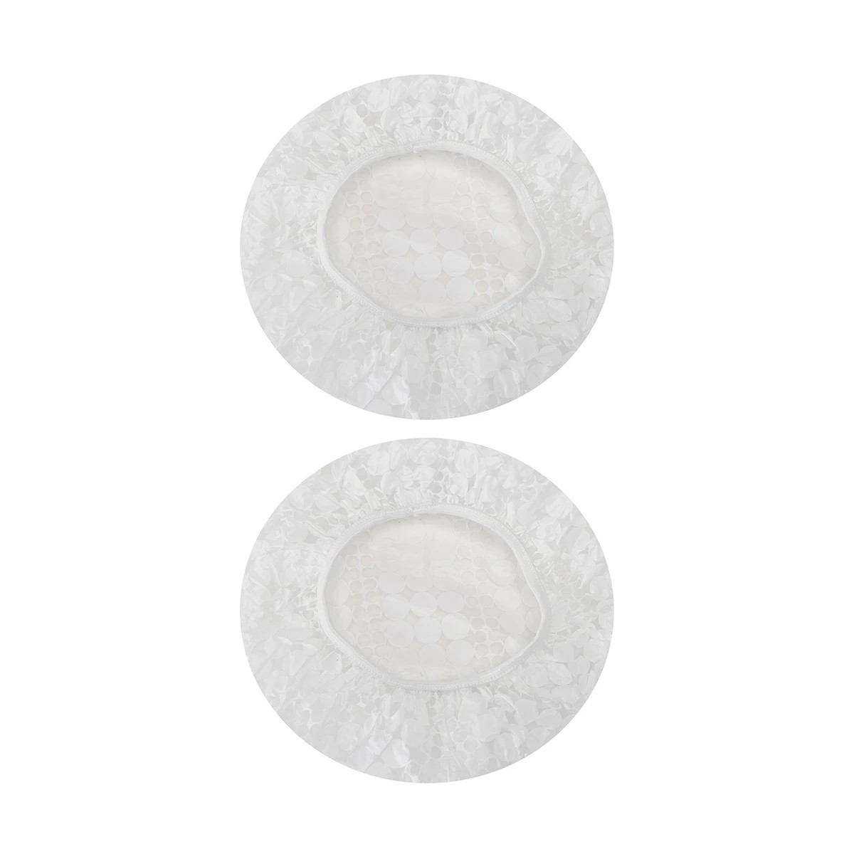 2 2 Pack White Shower Caps, 2 of 5