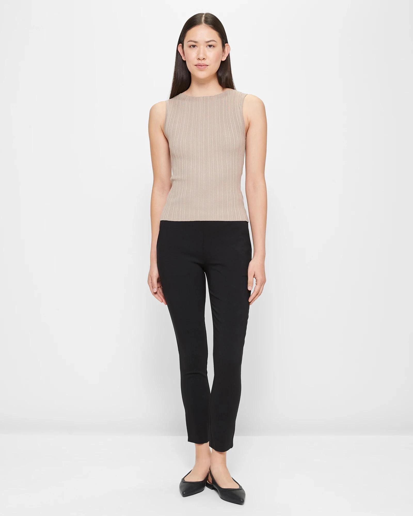 1 Preview Carrie Bengaline Ankle Length Pants BLACK, 1 of 5