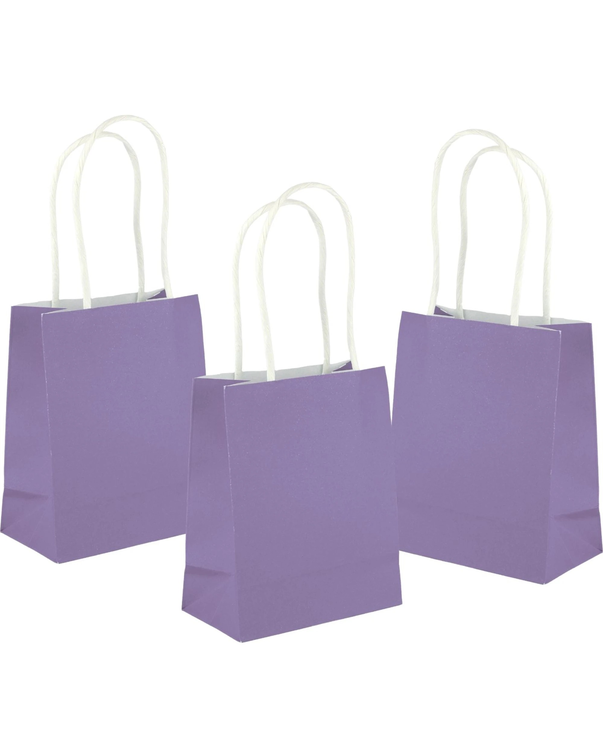 1 Artwrap Kraft Paper Gift Bags 13.5cm Pack of 5 - Purple, 1 of 2