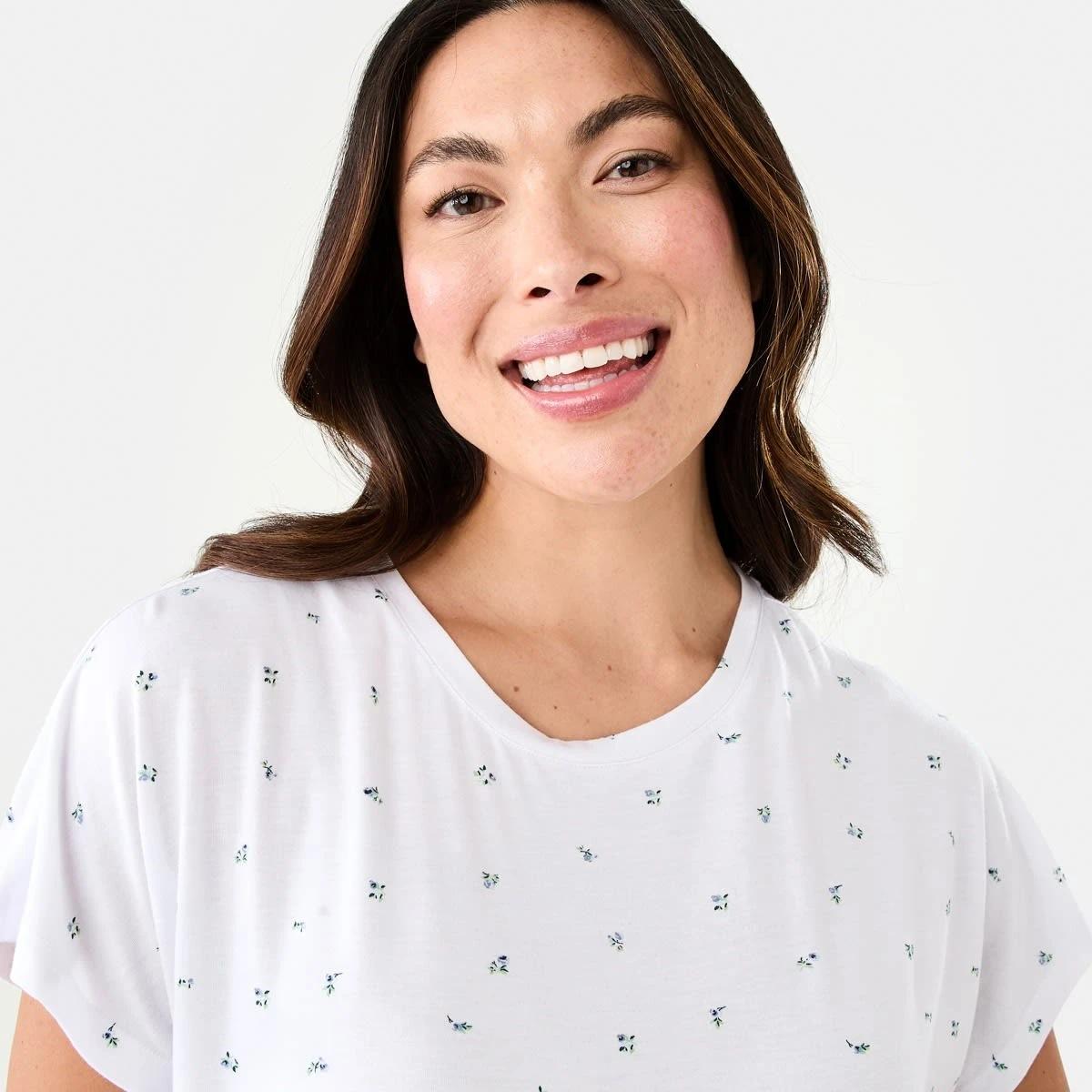4 Comfort T-shirt Sm Ditsy W, 4 of 6
