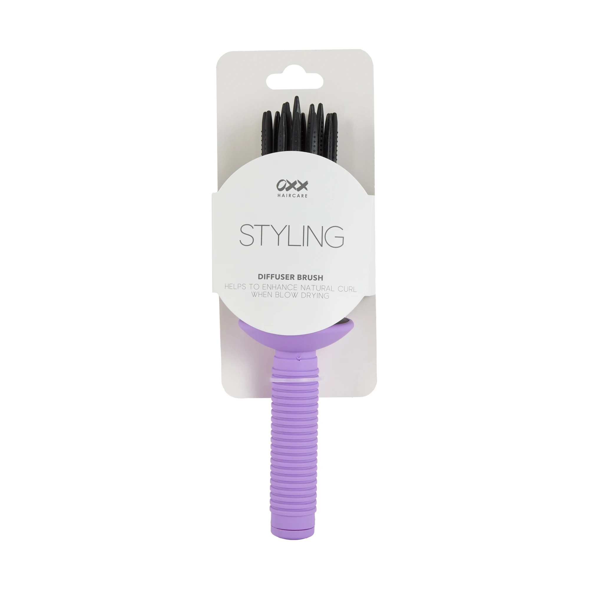 5 OXX Haircare Styling Diffuser Brush - Purple, 5 of 6