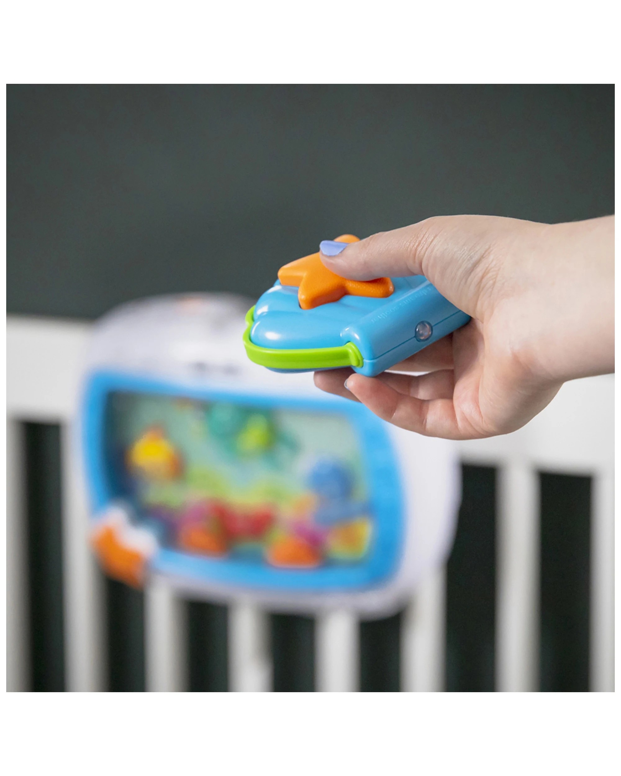 3 Baby Einstein Sea Dreams Soother Baby Sleep Soother Remote Control Crib Toy 0m+
 - White, 3 of 6