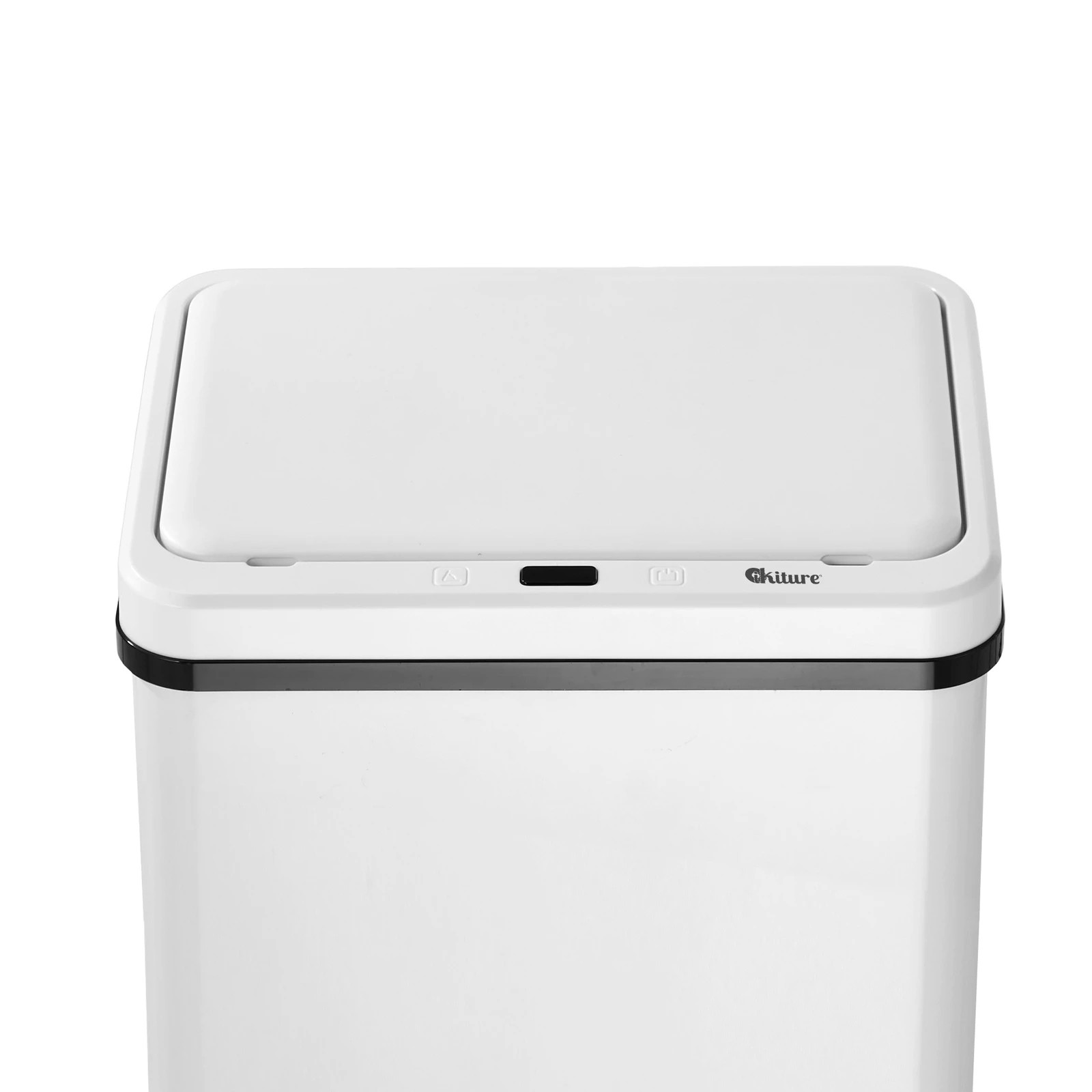6 Oikiture 50L Motion Sensor Bin Automatic Rubbish Trash Can - White, 6 of 7