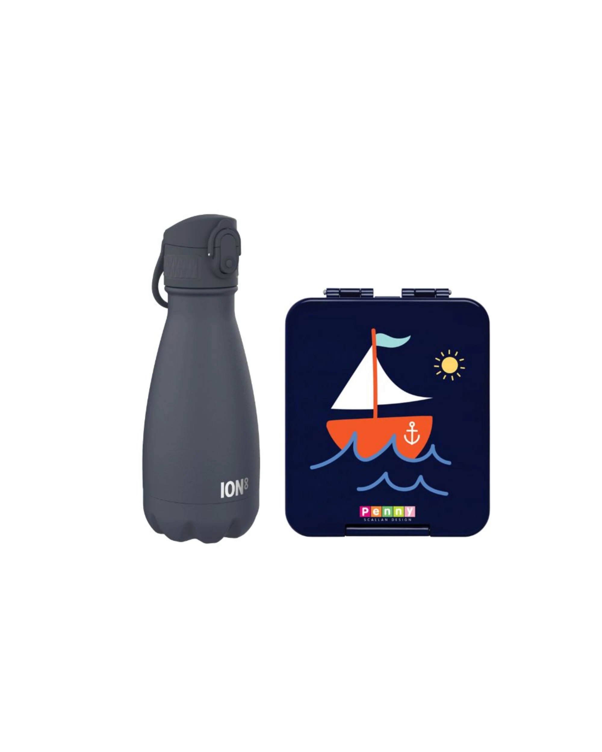 1 Penny Scallan Mini Bento Box + Bonus ION8 Bottle - Anchors Away - Multi, 1 of 1