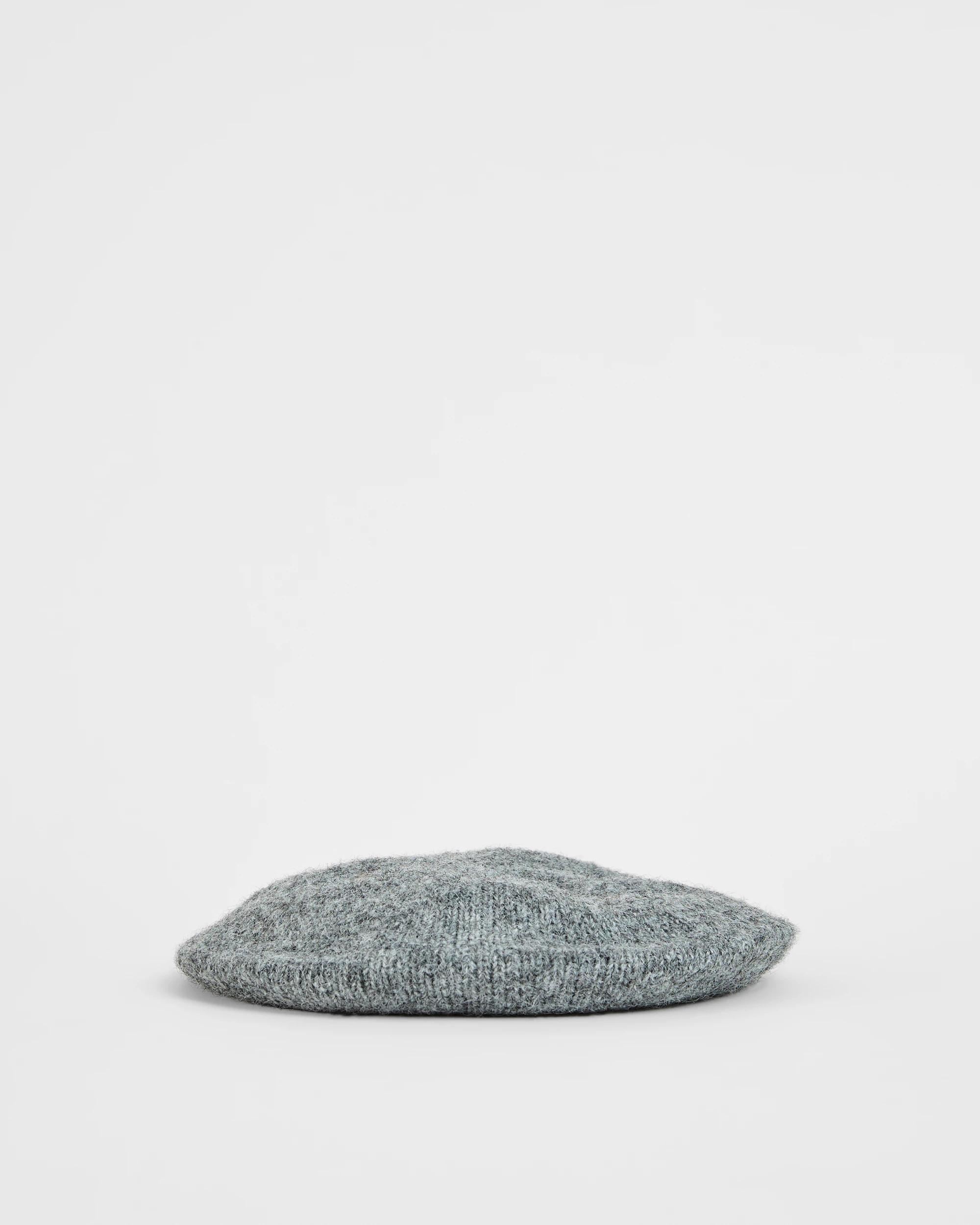 1 Target Woman Knitted Beret Hat GREY MARLE, 1 of 1