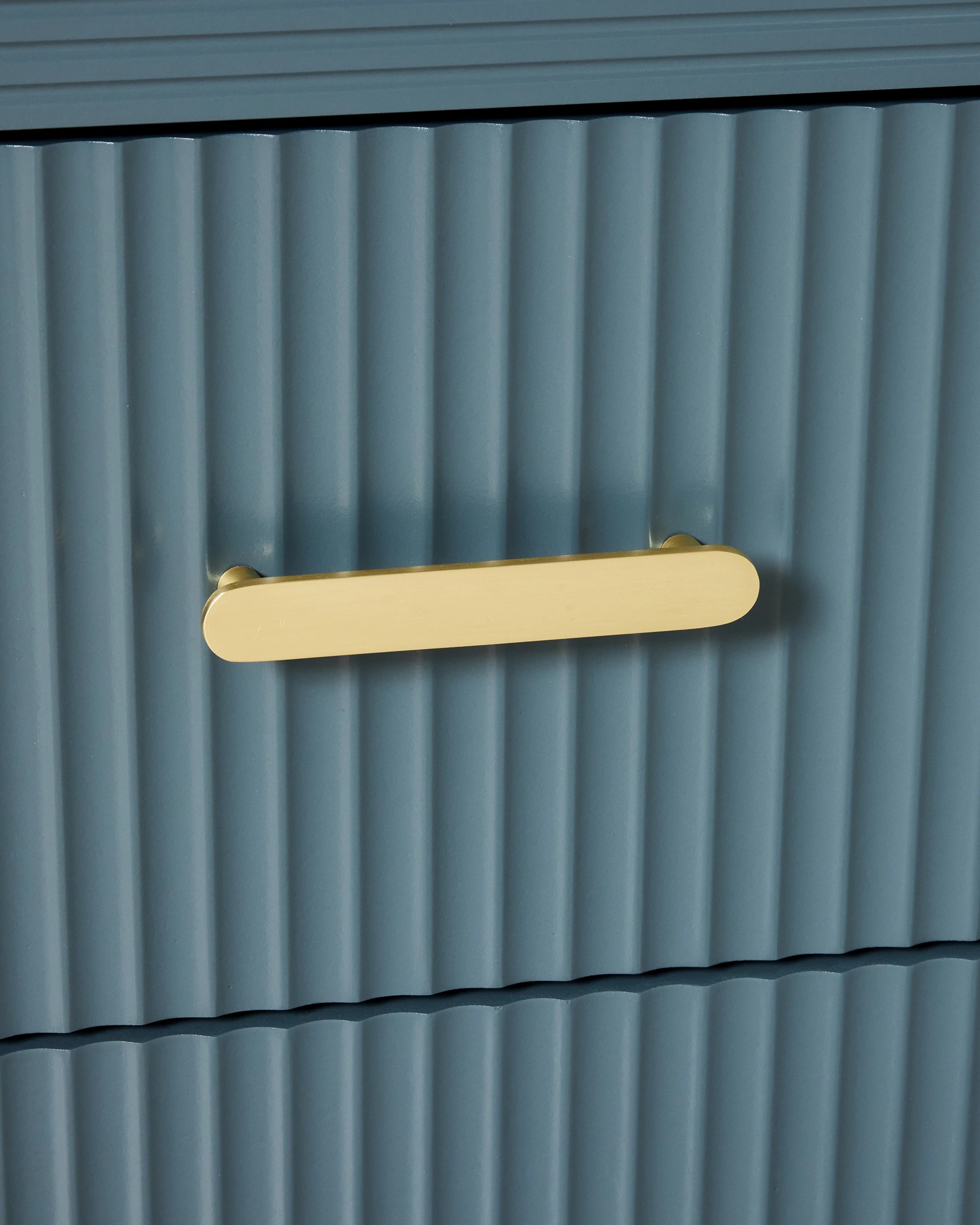 6 Luna 2 Drawer Bedside Table - Blue, 6 of 8