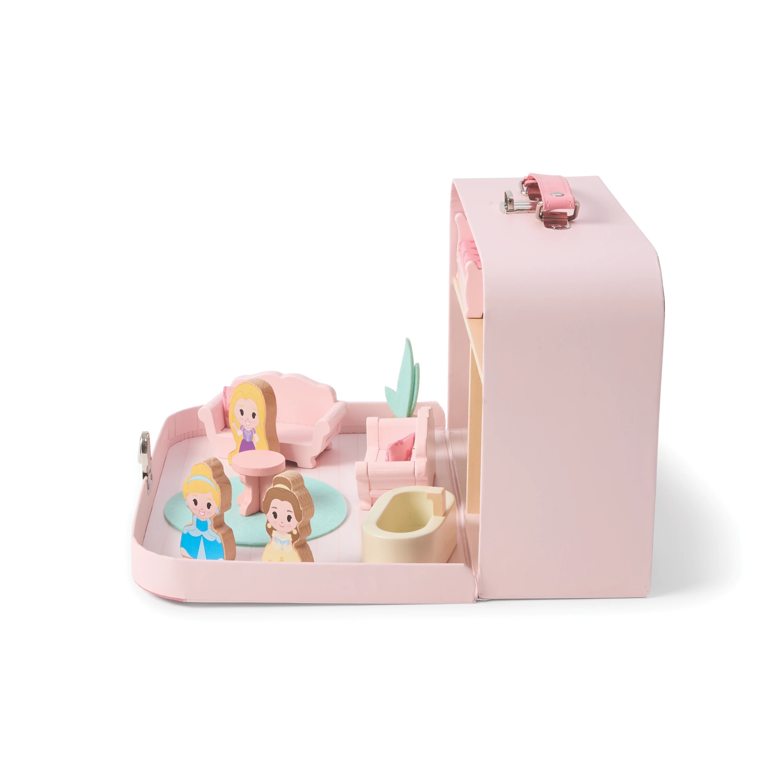 4 Disney Princess Suitcase Dollhouse Playset, 4 of 10