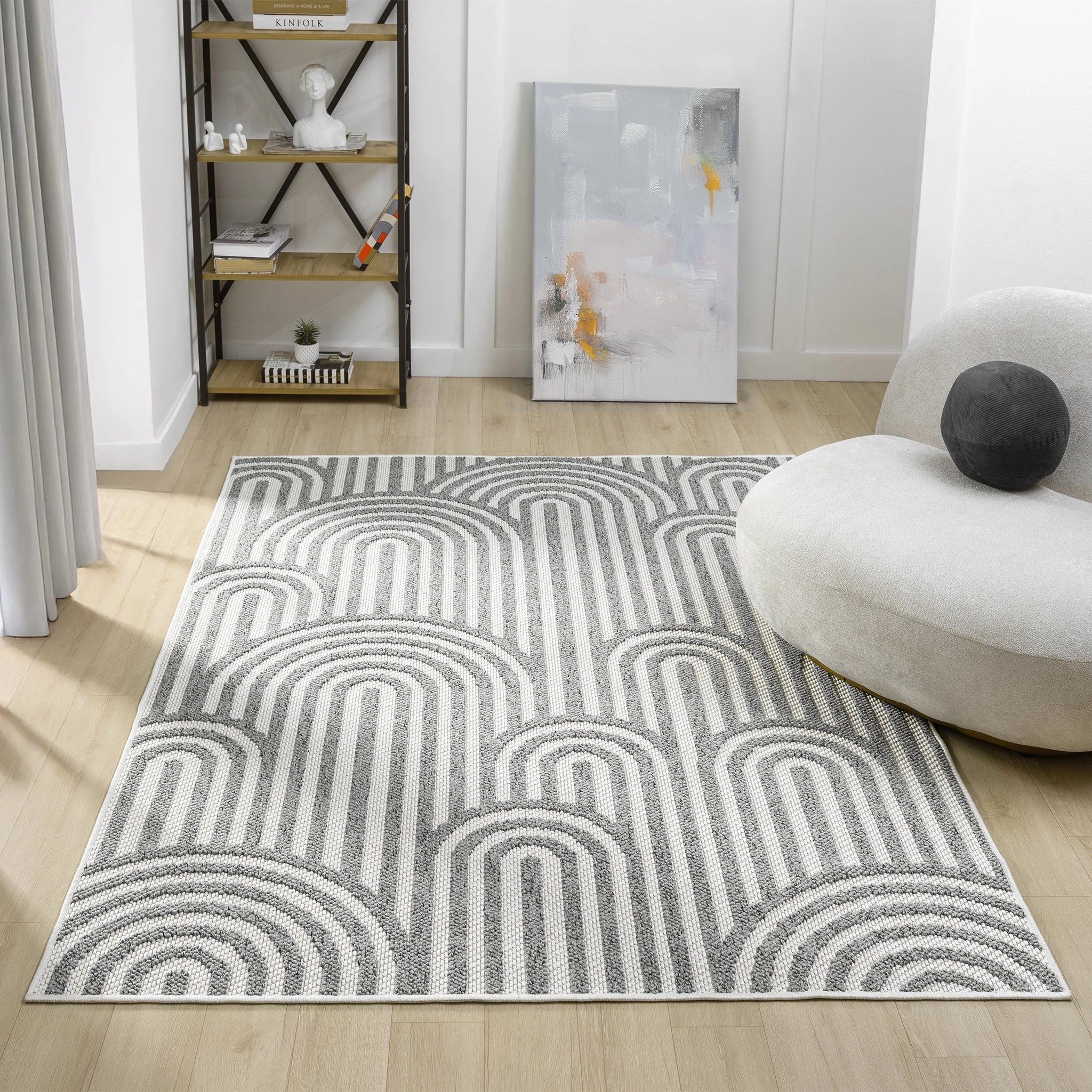 2 La Grace Home Salvino Premium Rug - 240x330cm - Granite, 2 of 10