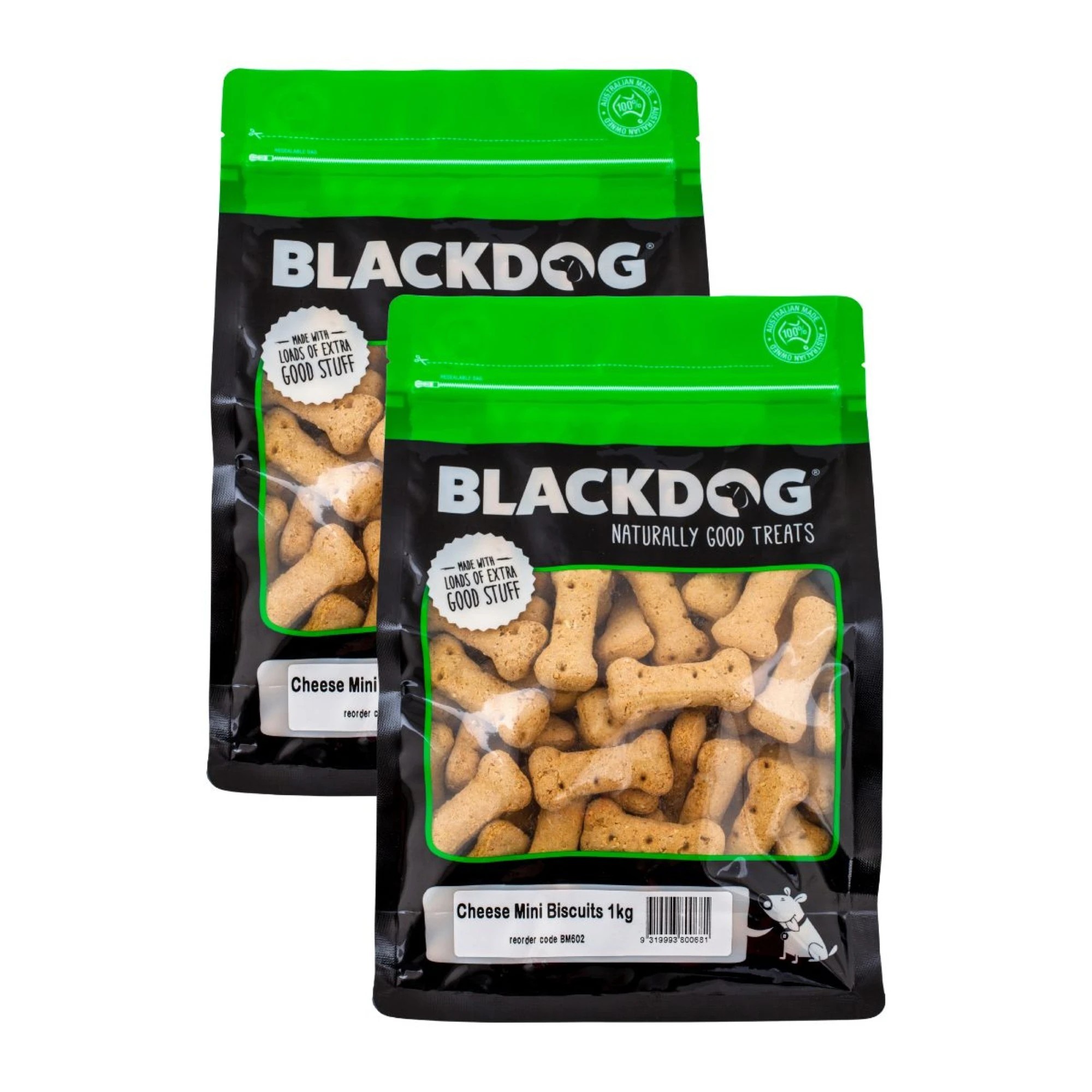 1 Blackdog Mini Cheese Biscuits 1kg x 2pk, 1 of 1