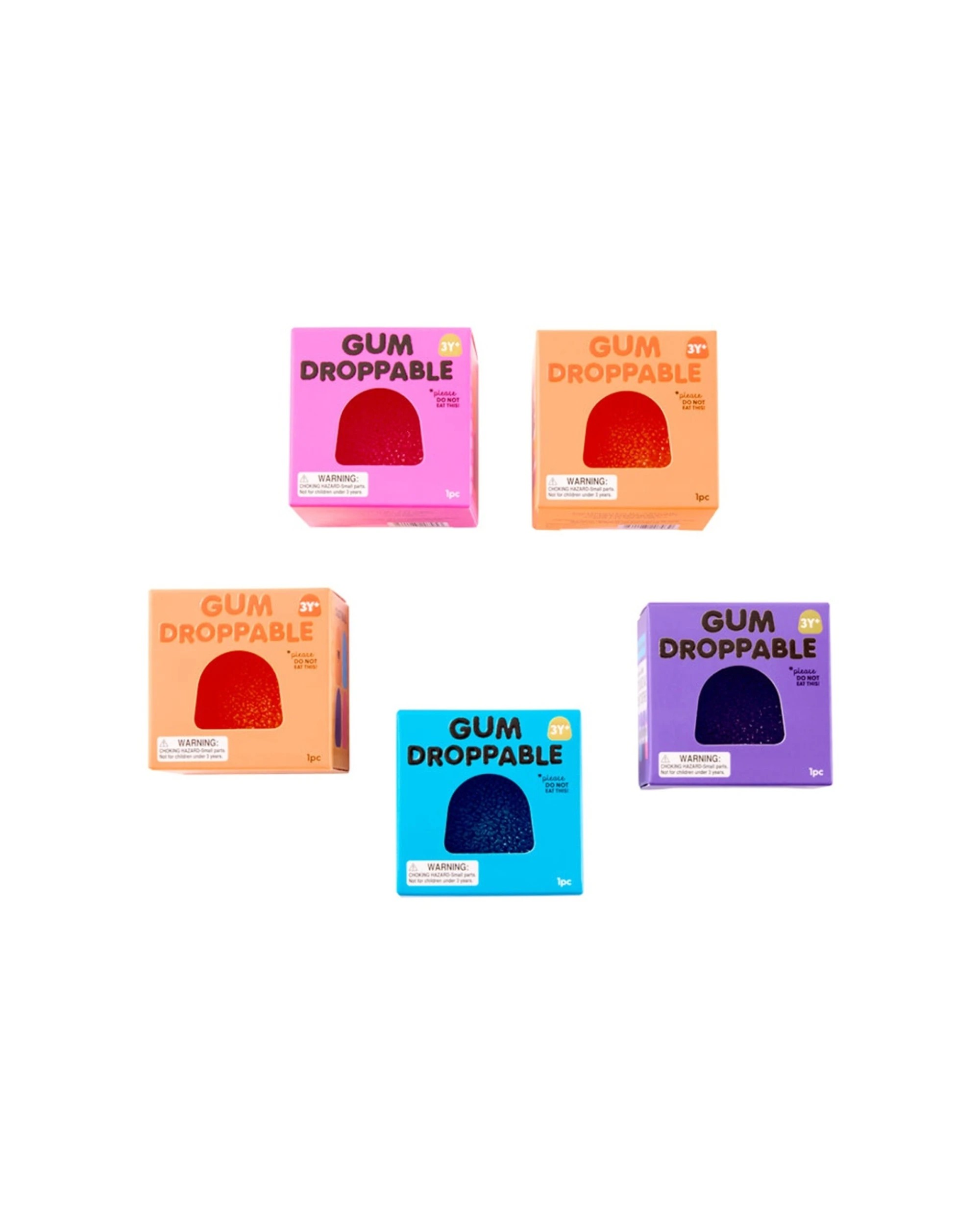 3 J'Adore Gum Droppable Squishy Sensory Stress Relief Toy Soft Texture - Multi, 3 of 3