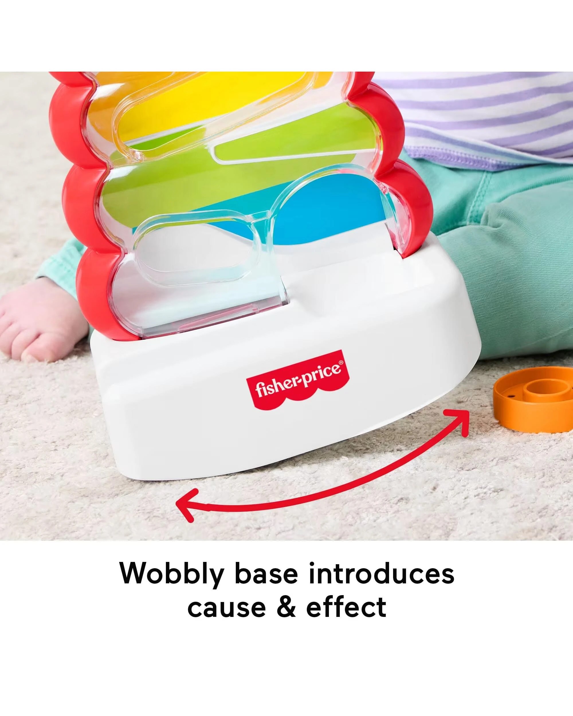 5 Fisher-Price Drop Through Rock-A-Stack, 5 of 6
