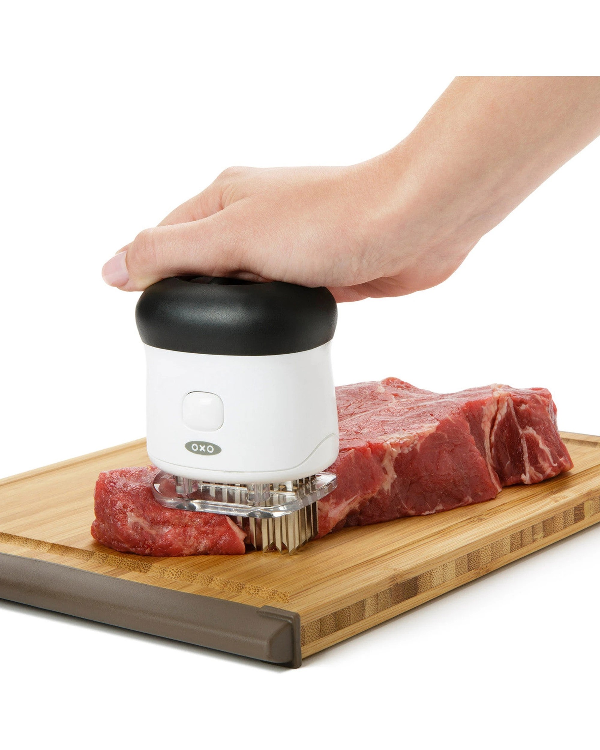 3 Oxo Cookware Non-Slip Good Grips 5 Sharp Bladed Meat Tenderizer - White, 3 of 5