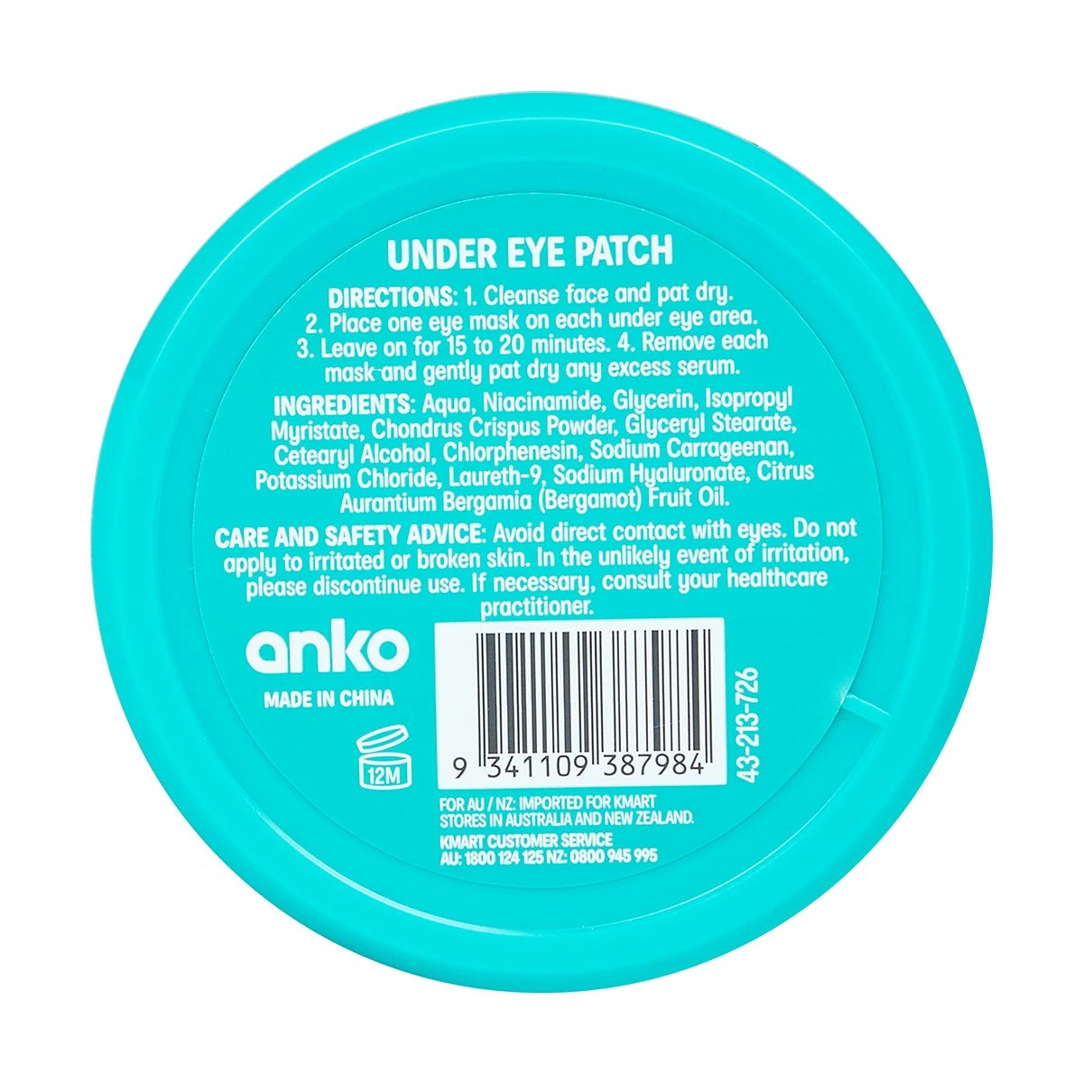 8 30 Pairs Refine Hydrate Under Eye Patch - 3% Niacinamide, 8 of 9