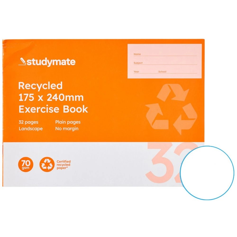 1 Studymate B5 Blank Exercise Book NSW 32 Page, 1 of 3