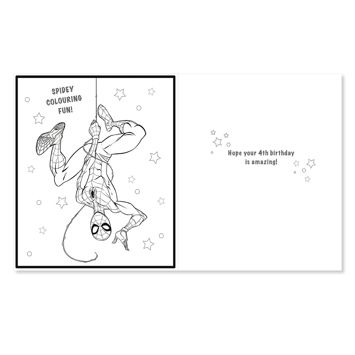 2 Hallmark 4th Birthday Card - Spider-Man, 2 of 3