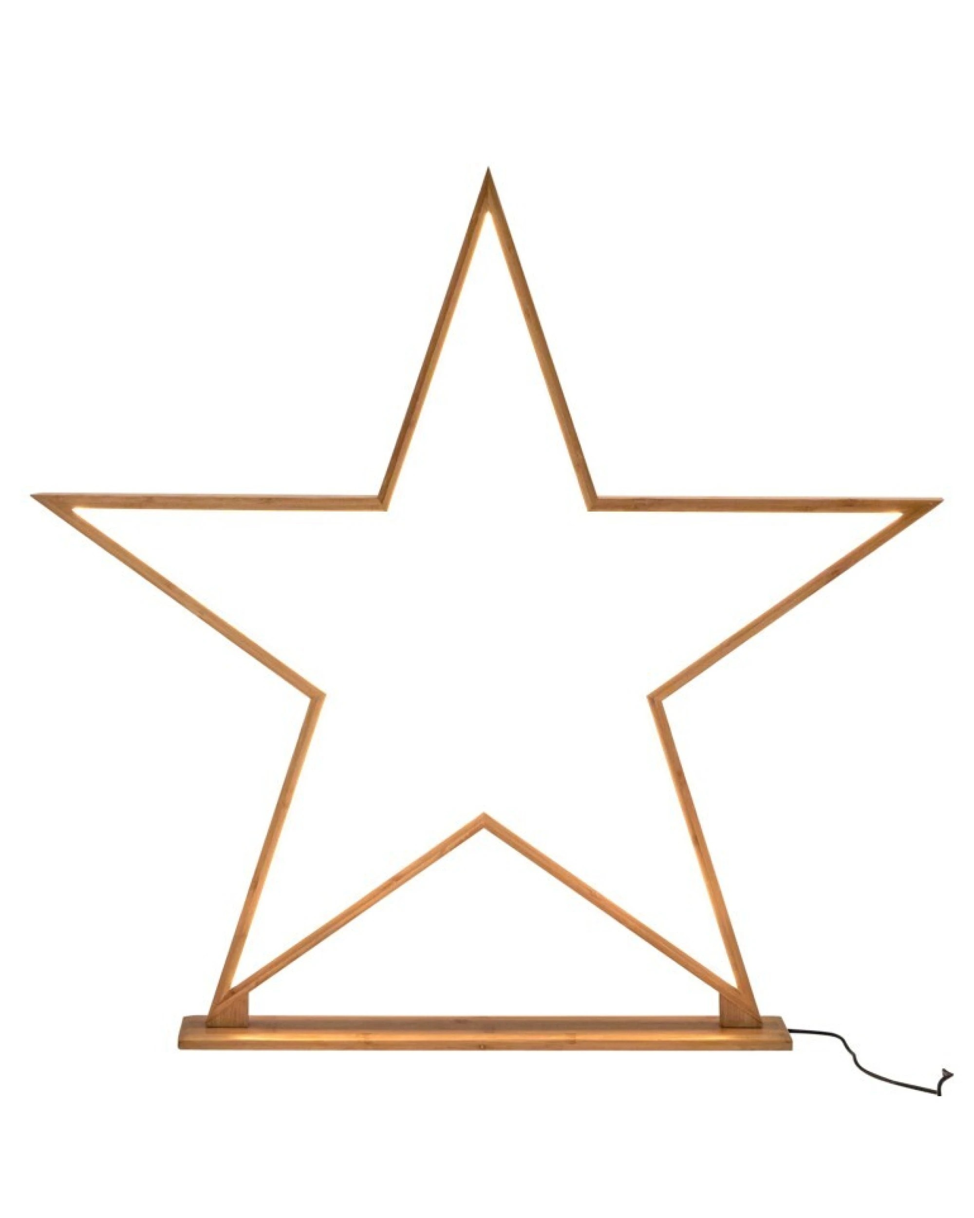 2 BR Home Bamboo Star Desk Lamp with LED Strip Lighting, 2 of 4