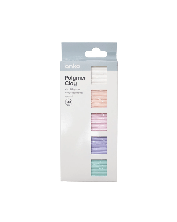 5 Pack Polymer Clay - Pastel