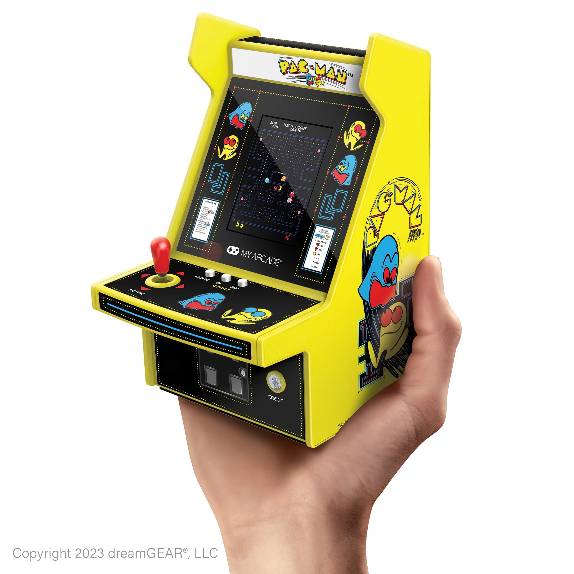6 My Arcade PAC-MAN Micro Player Pro - Yellow, 6 of 10