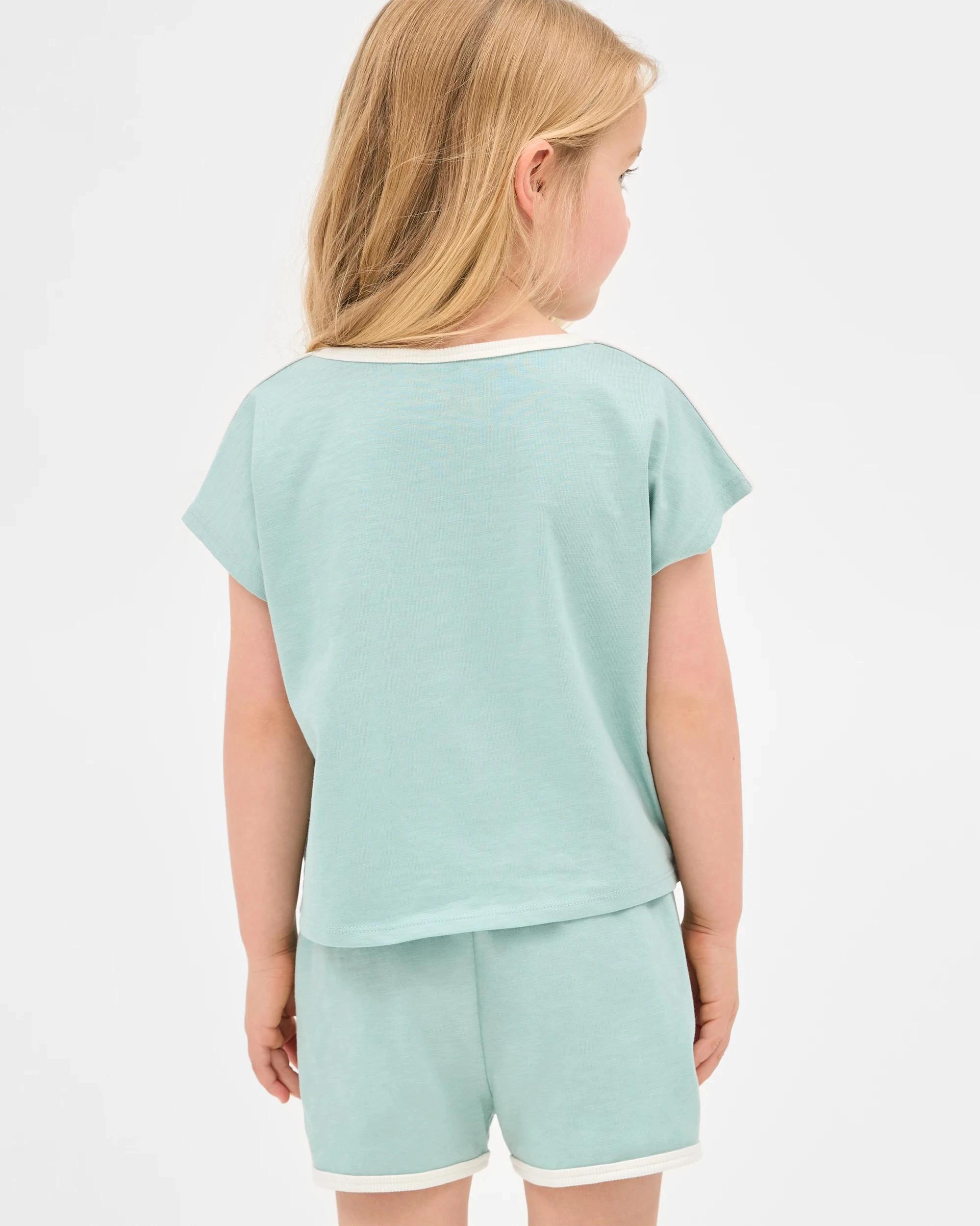 5 Target Australian Cotton Drop Shoulder T-shirt TEAL, 5 of 7