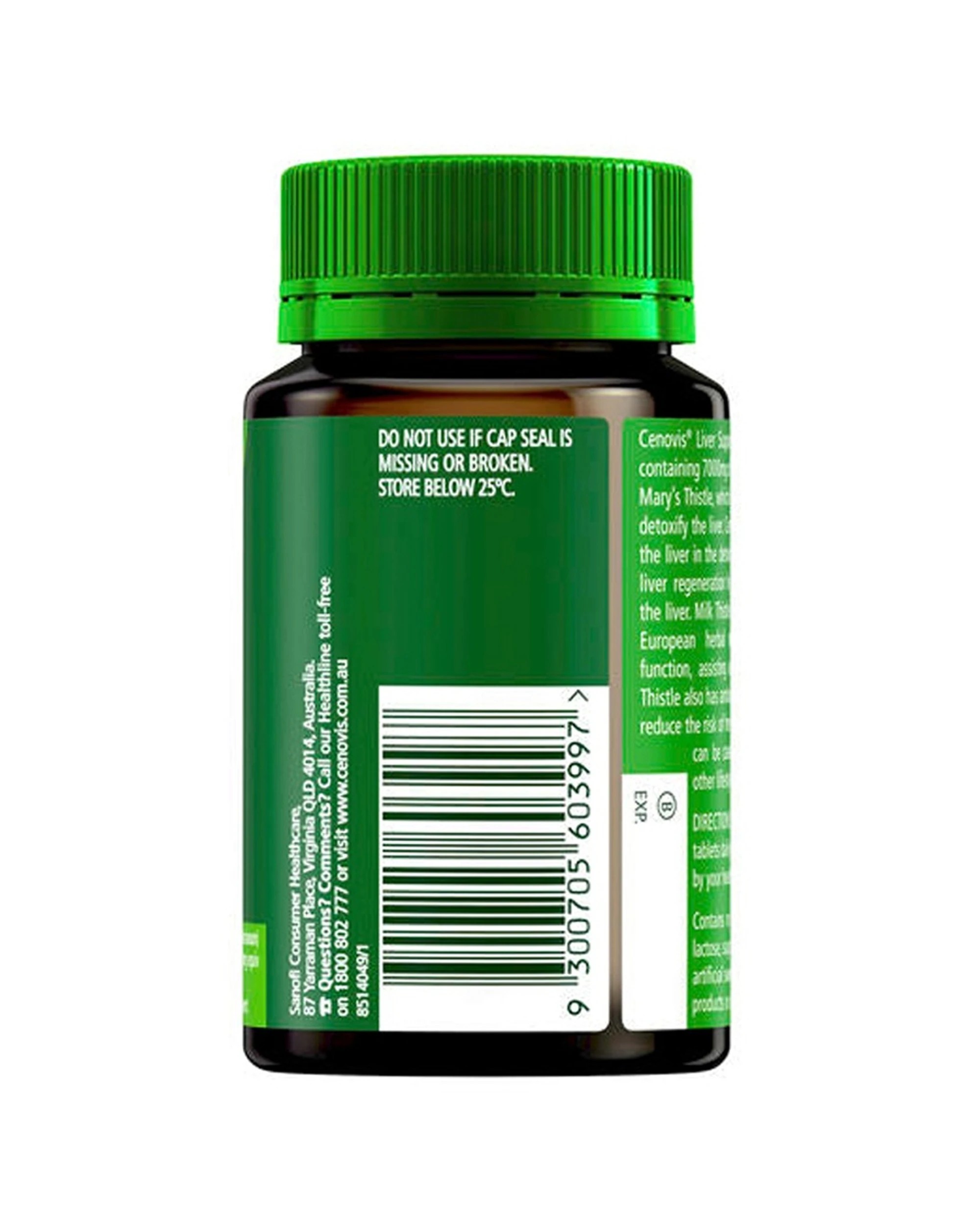 3 Cenovis 75pc Liver Support Milk Thistle 7000mg Supplement Tablets High Strength, 3 of 5