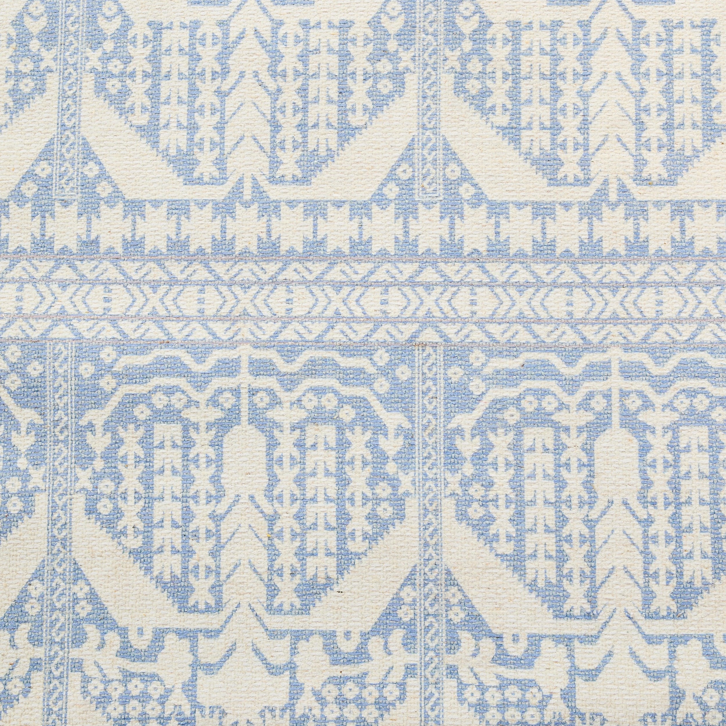 4 Emi Wool Blend Rug - Blue, Extra Extra Large - 300cm x 200cm, 4 of 6