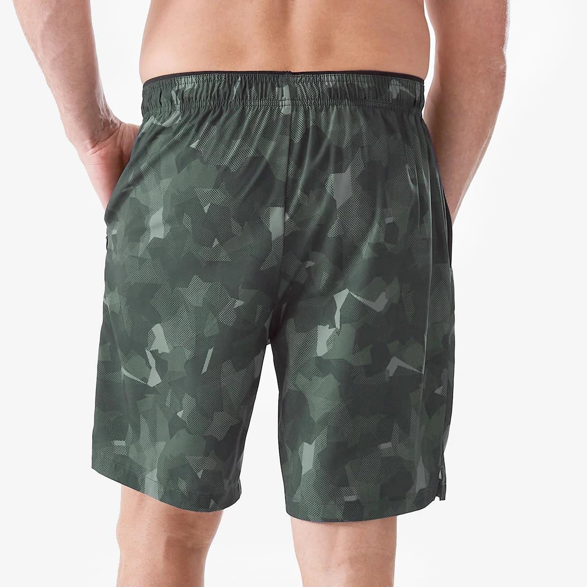 3 Active Mens Gym Shorts Khaki Camo, 3 of 7