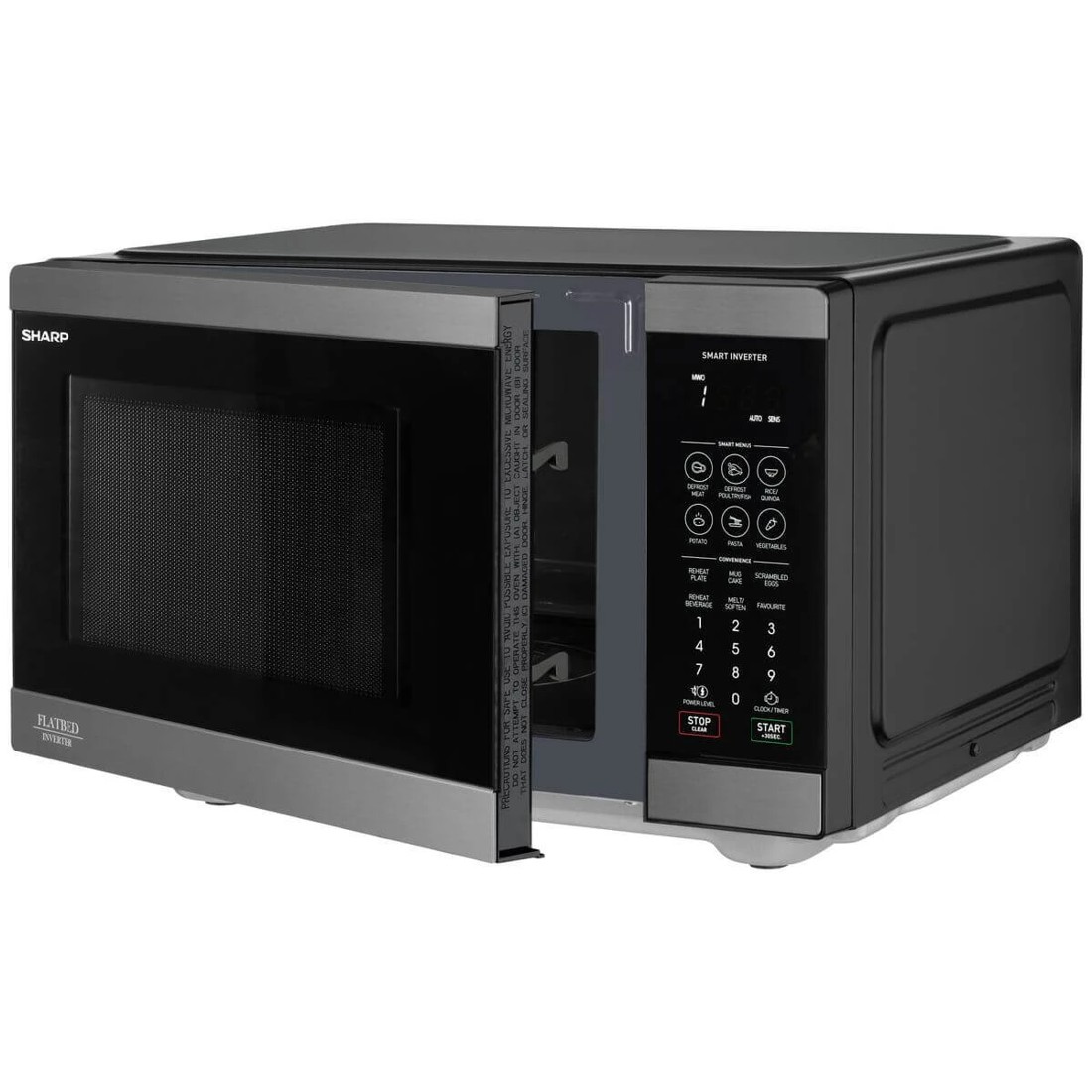 4 Sharp Flatbed Microwave With Smart Inverter 26L, 4 of 5