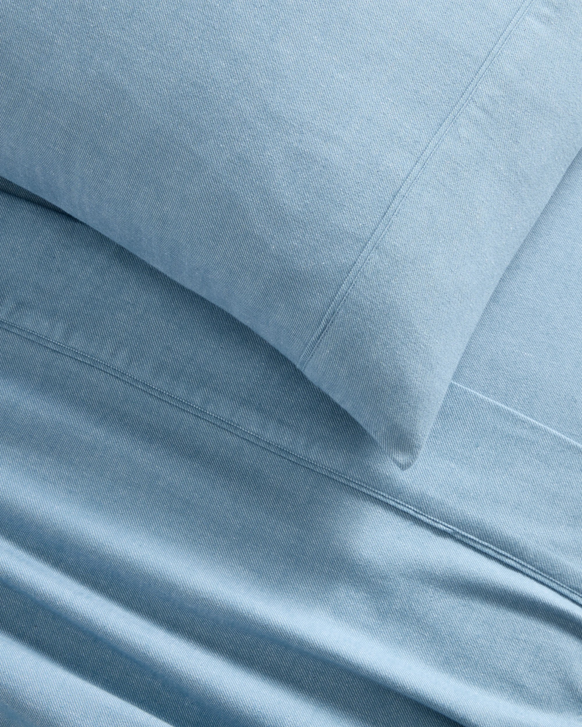 2 Target Kai Flannelette Sheet Set - Double Bed - Blue, 2 of 4