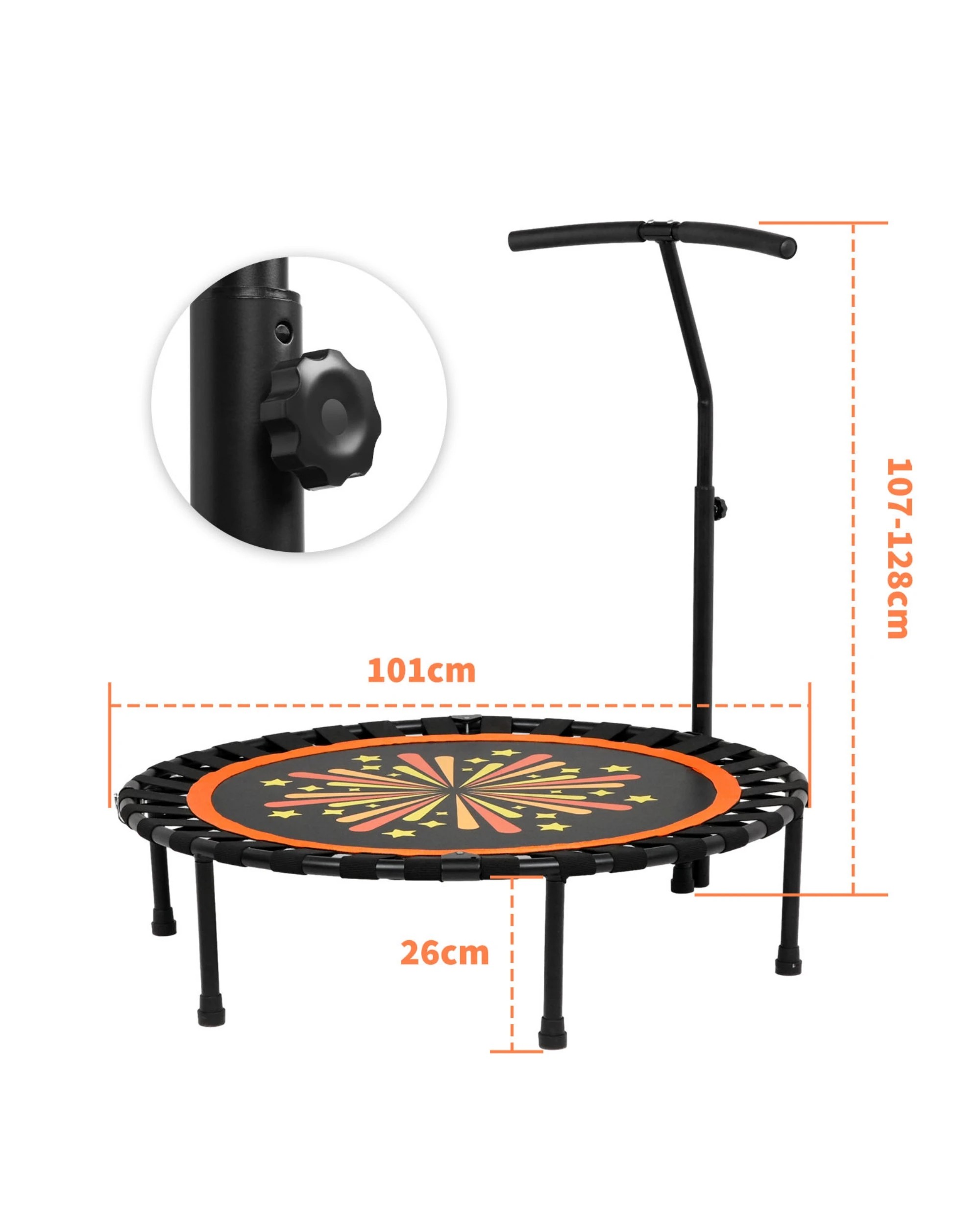 7 Advwin Rebounder Mini Trampoline 40 inch, 7 of 7