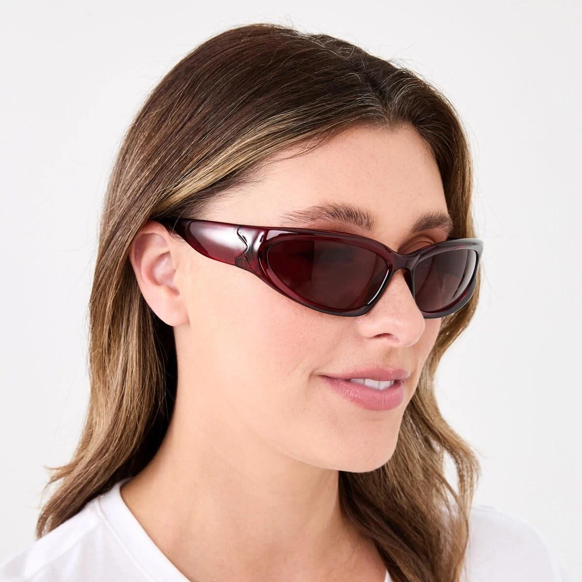 5 Wrap Sunglasses Red, 5 of 6