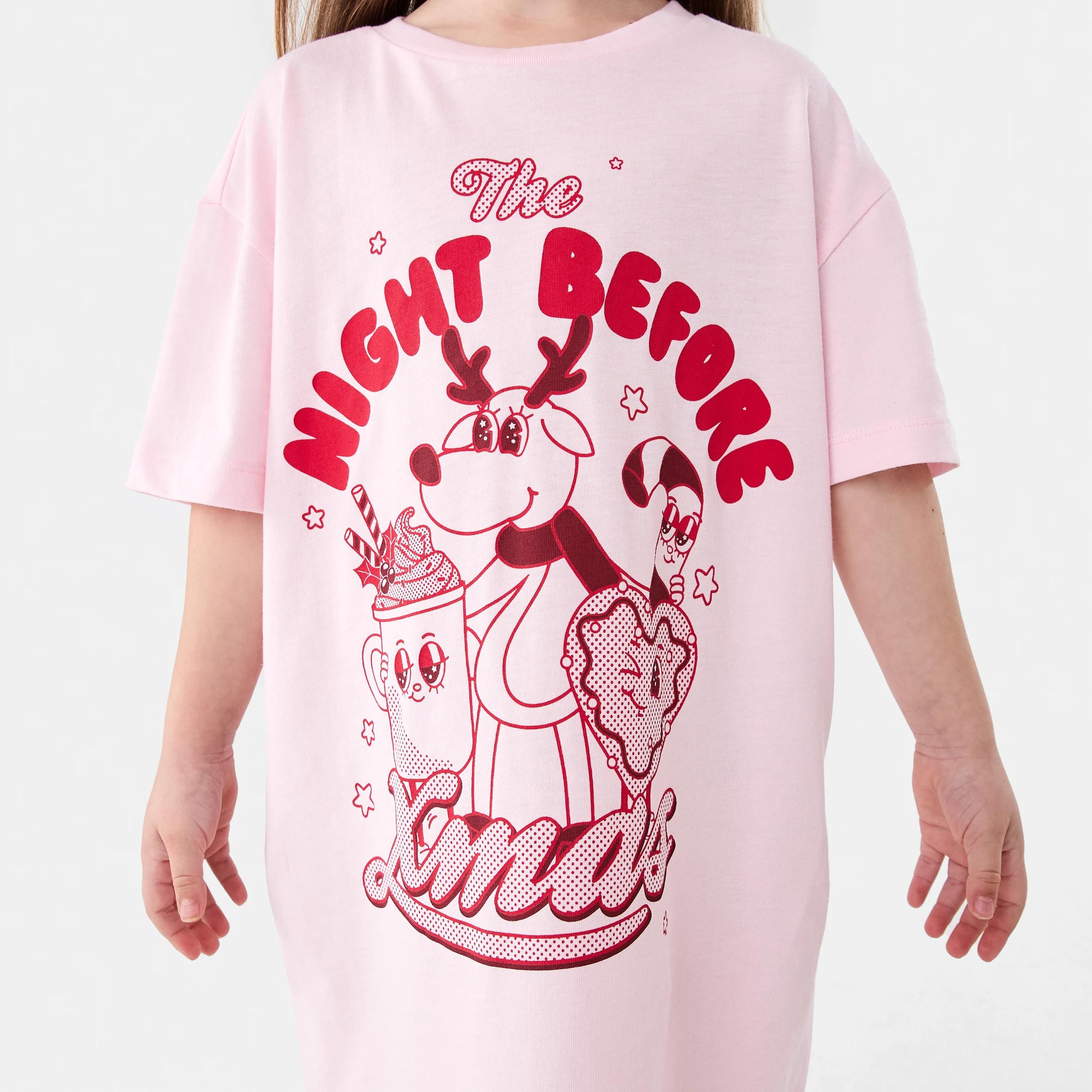 4 The Night Before Christmas License Nightie PINK XMAS, 4 of 8
