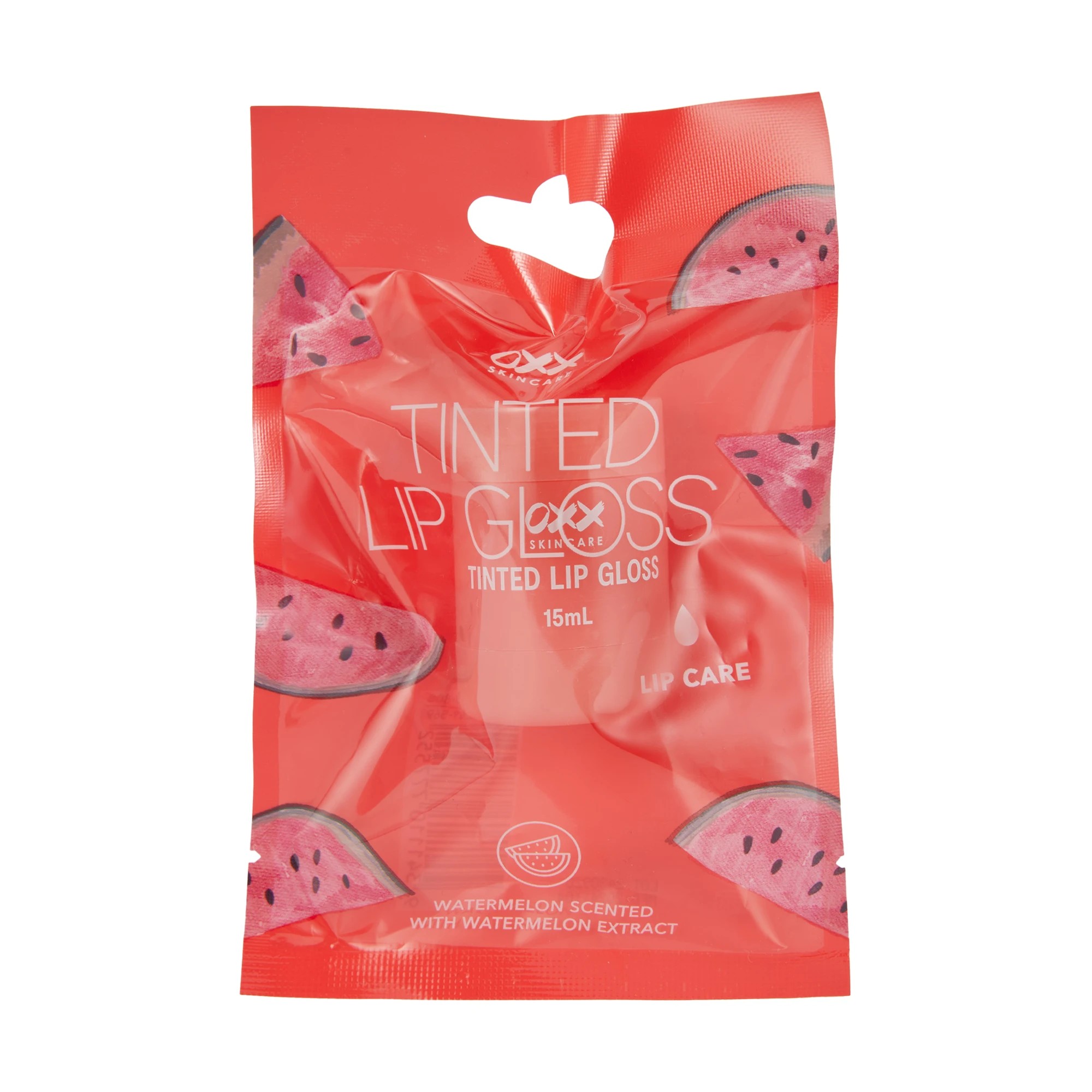 1 OXX Skincare Tinted Lip Gloss 15ml - Watermelon Extract and Watermelon Scented, 1 of 5