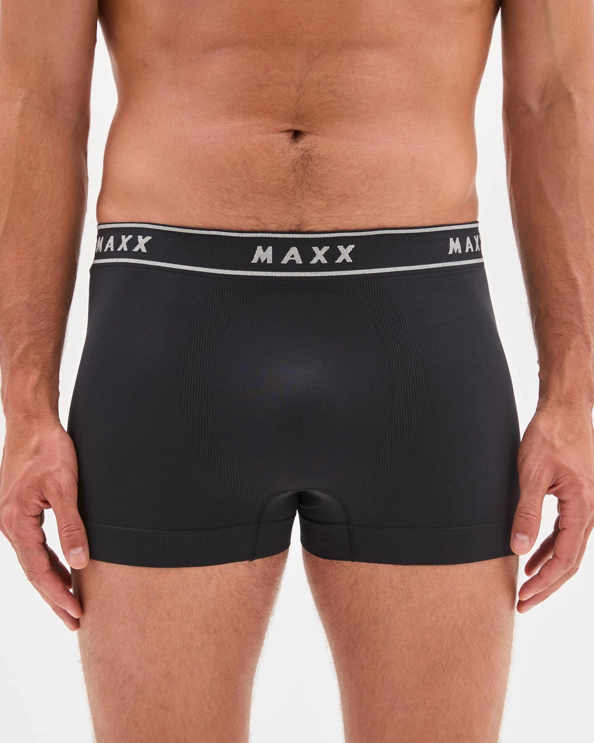 4 Maxx 3 Pack Mens Seamfree Trunks MULTI, 4 of 4
